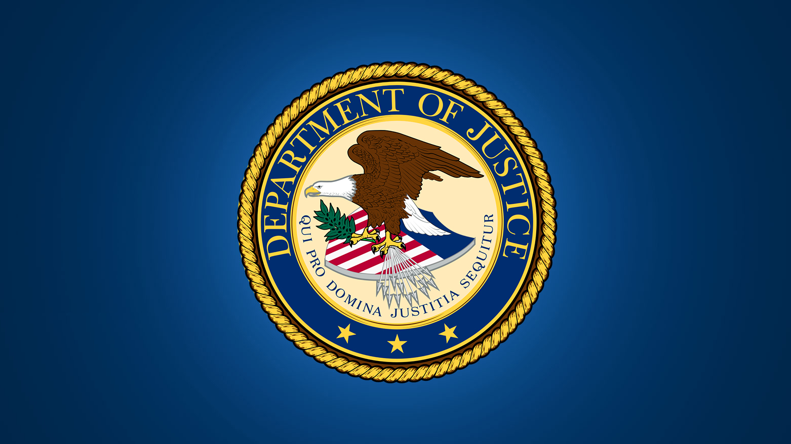 Seal of the United States Department of Justice. (Graphic: Designed by Kurdistan24)