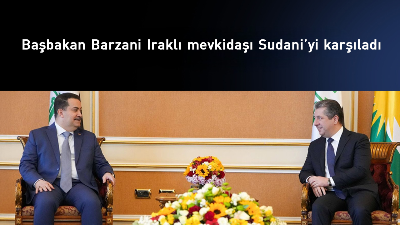 Irak Başbakanı Muhammed Şiya Sudani ve Kürdistan Bölgesi Başbakanı Mesrur Barzani