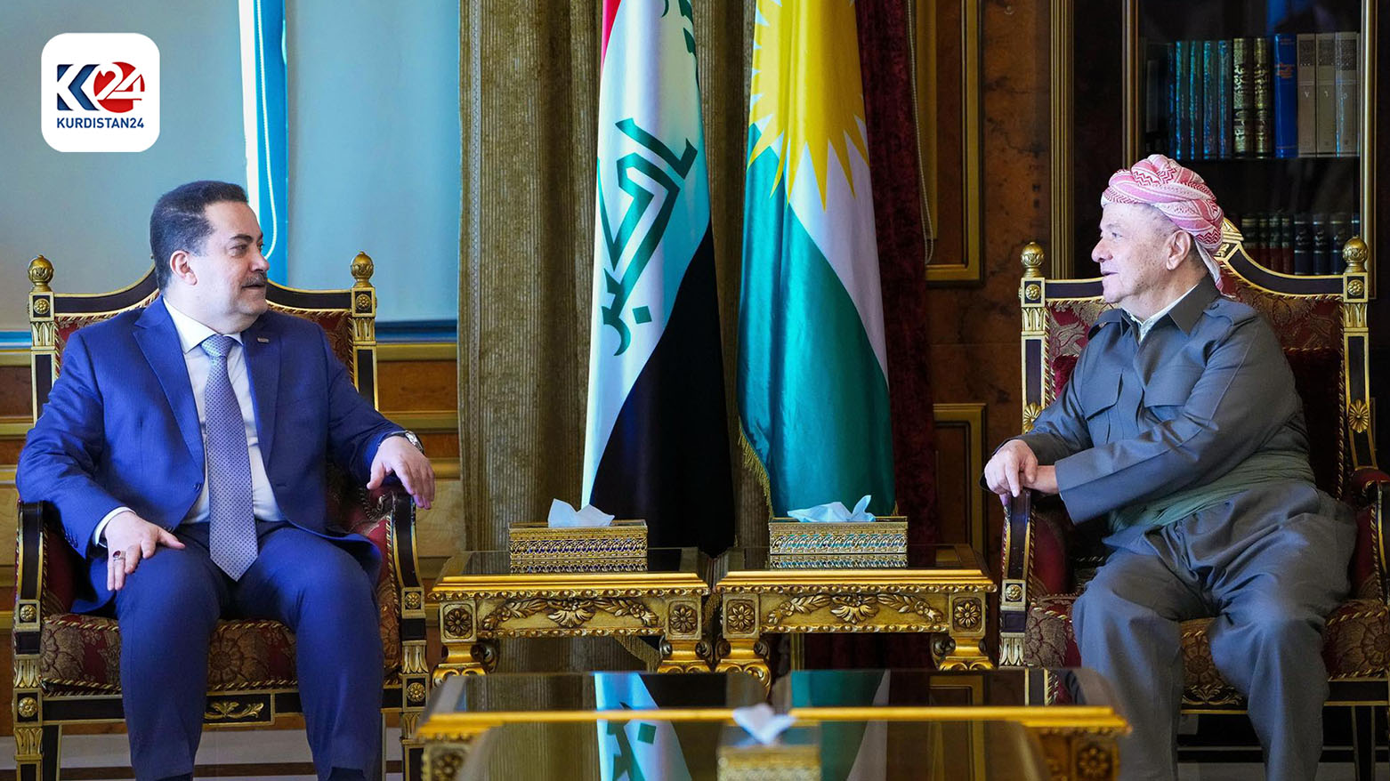 پرزیدنت بارزانی و محمد شیاع سودانی