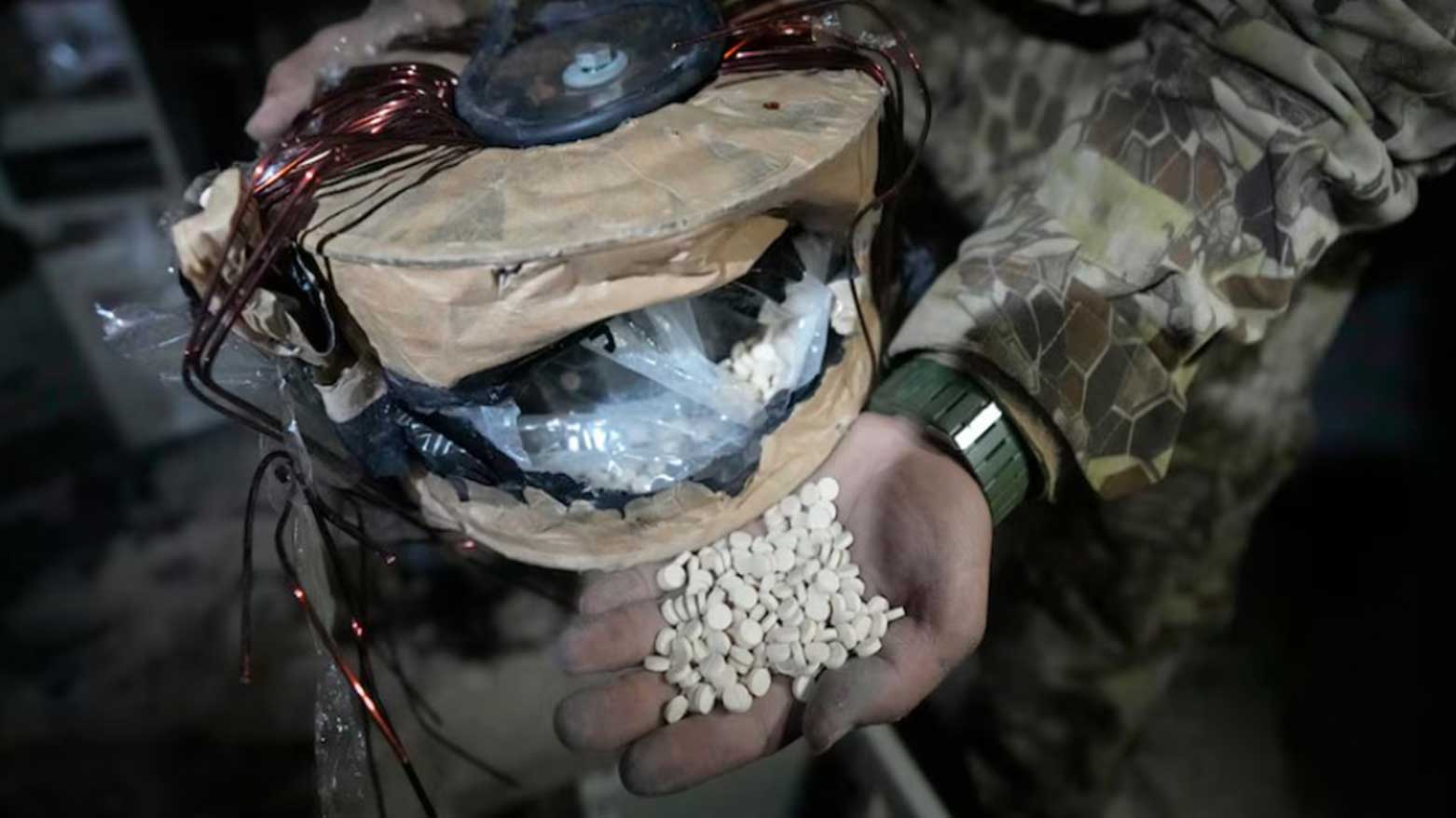Syrian Authorities found a compound for Captagon production formerly belonging to Bashar al-Assad's forces. (Photo: AP)