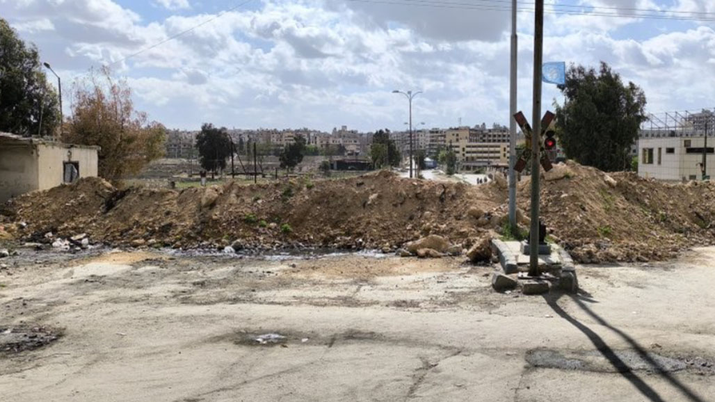 بدء إزالة السواتر الترابية بين الشيخ مقصود والأشرقية وأحياء حلب