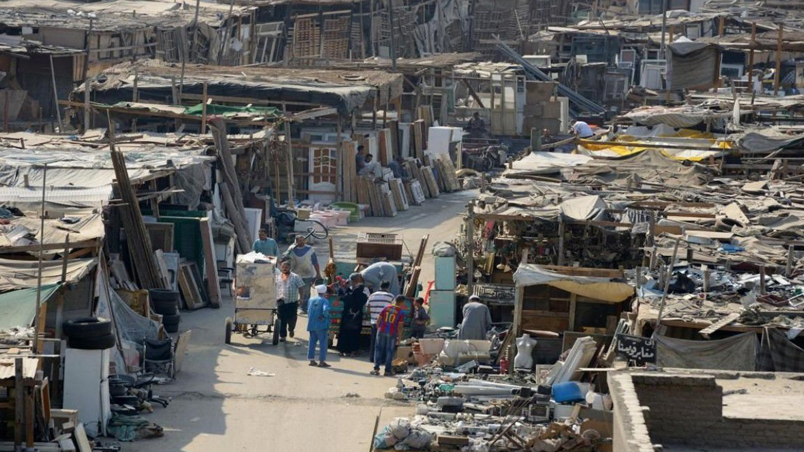 A military camp for Saddam Hussein’s Popular Army before 2003, now home for thousands of Iraqi poor families. (Photo: Kurdistan24)