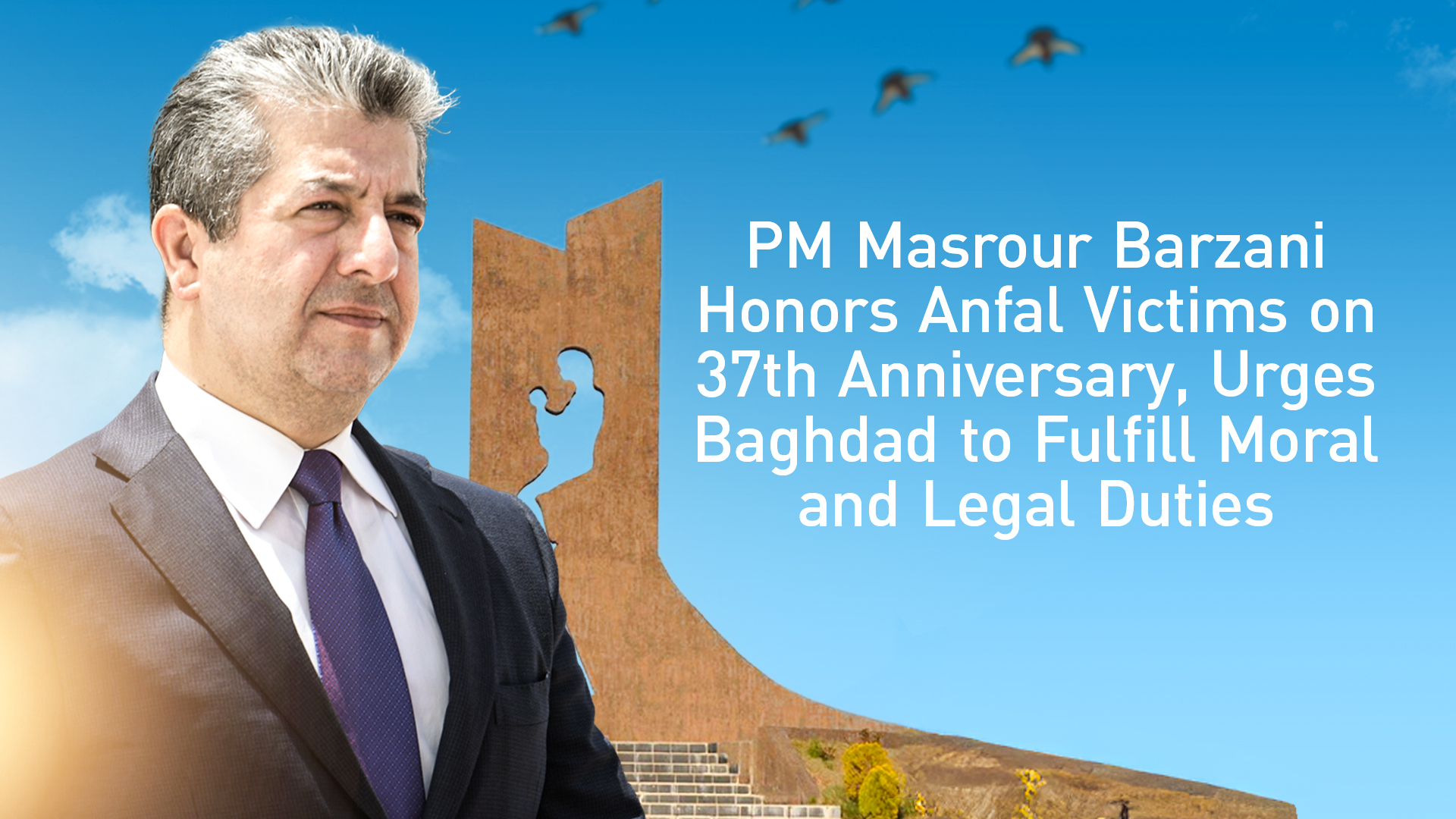 KRG PM Masrour Barzani. (Graphics: Designed by Kurdistan24)