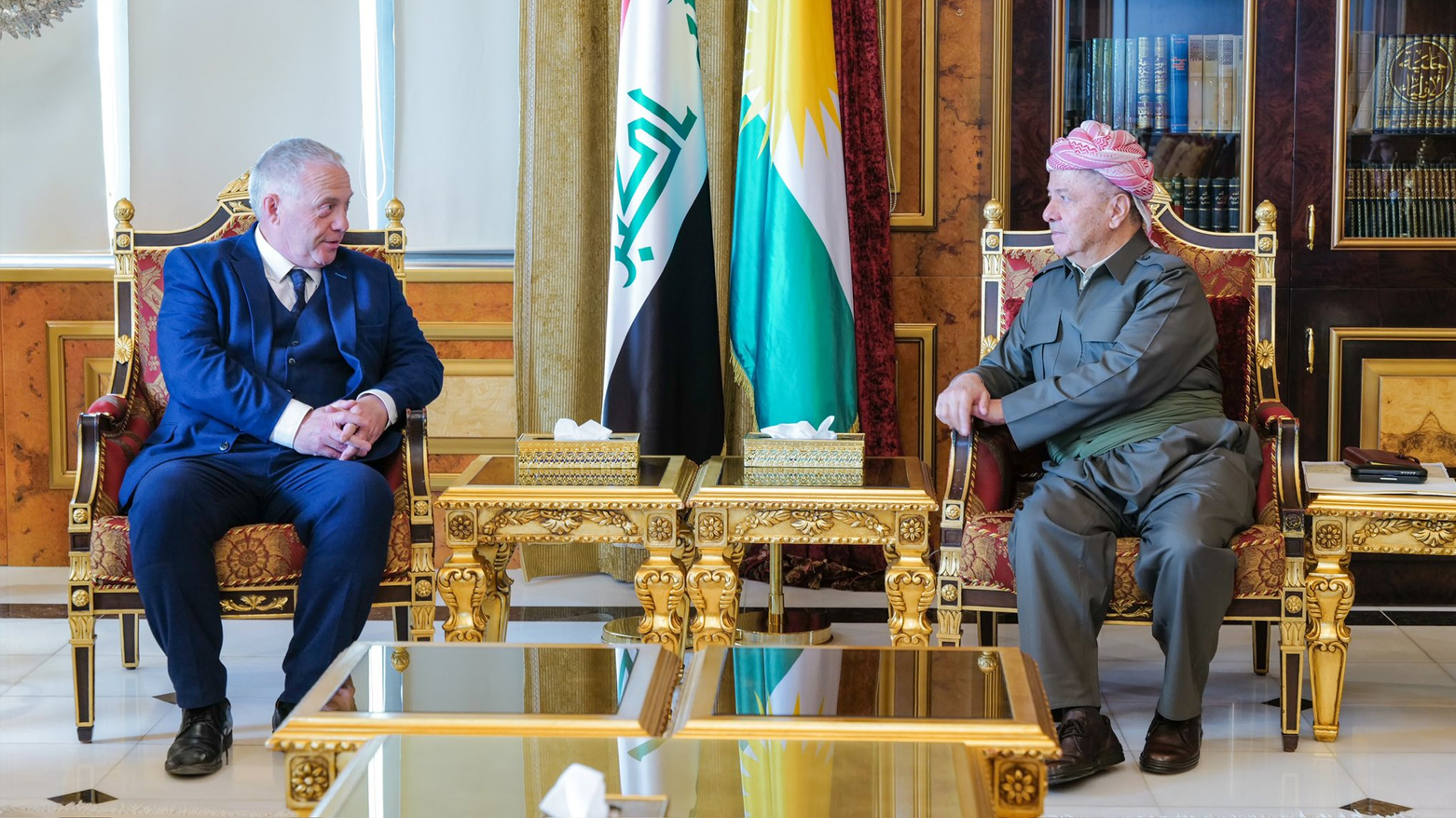 Başkan Barzani İngiltere ve AB parlamentolarının ortak heyetini kabul etti