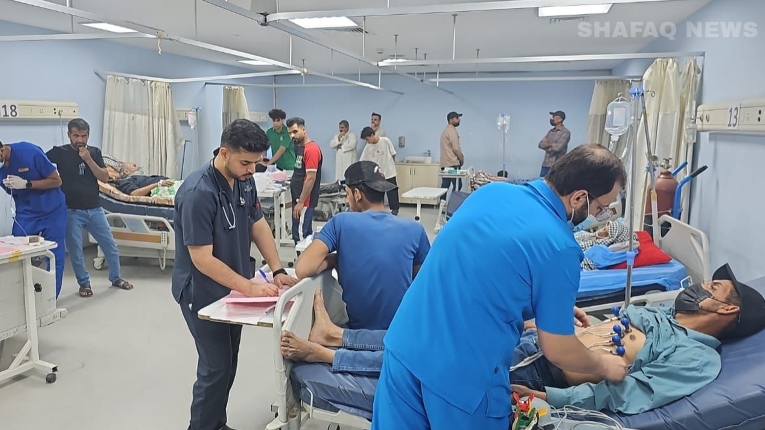 تسجيل أكثر من 2750 حالة اختناق في 6 محافظات عراقية بسبب العاصفة الترابية