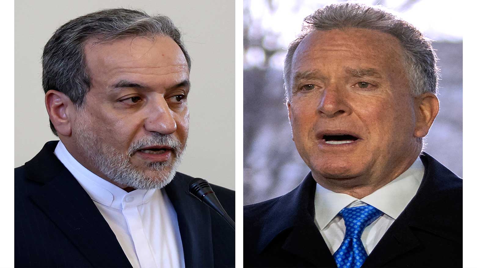 This combo shows Iranian Foreign Minister Abbas Araghchi, left, and Steve Witkoff, White House special envoy. (Photo: AP)