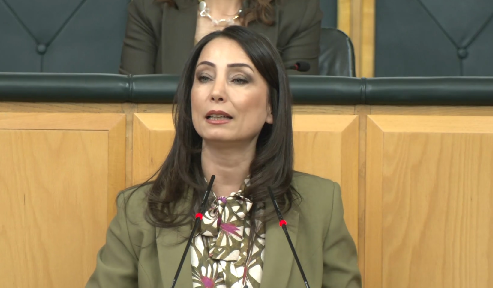 Halkların Eşitlik ve Demokrasi Partisi (DEM Parti) Eş Genel Başkanı Tülay Hatimoğulları