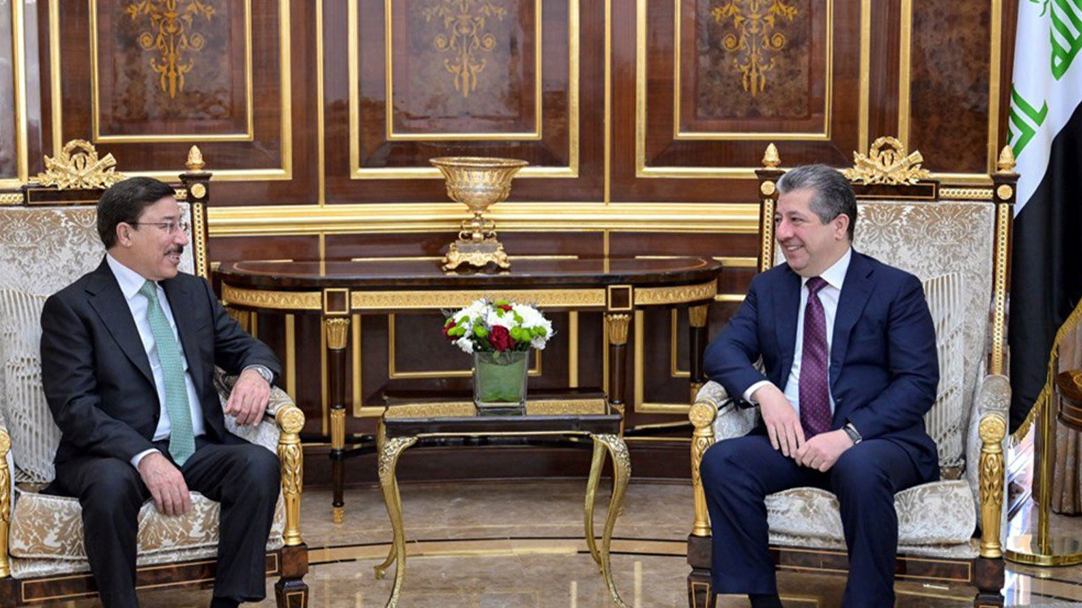 سەرۆک وەزیران مەسرور بارزانی و عەلی عەلاق پرۆژەی 'هەژماری من'یان تاوتوێ کرد
