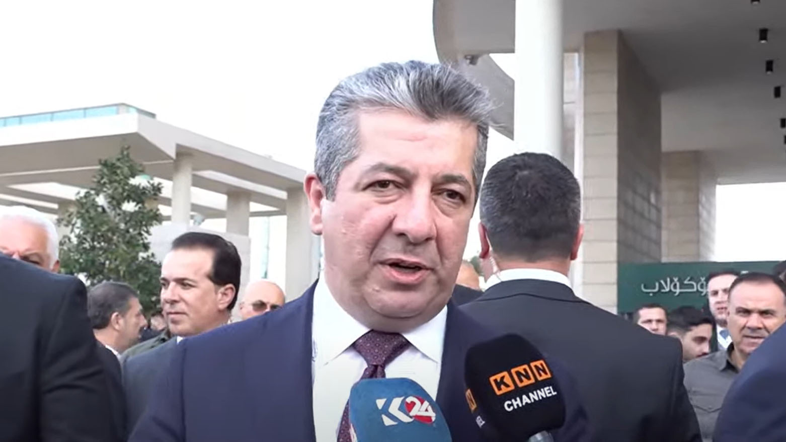 Prime Minister of the Kurdistan Region, Masrour Barzani, in Sulaimani, Apr. 16, 2025. (Photo: Kurdistan24)