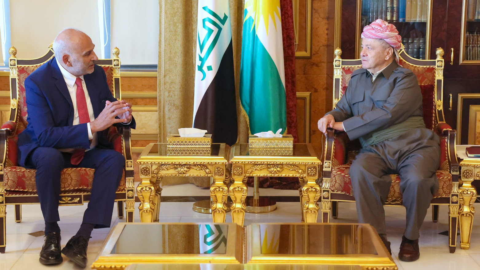 پرزیدنت بارزانی از شماری از نویسندگان و ادبیات شناسان و روشنفکران عرب استقبال کرد
