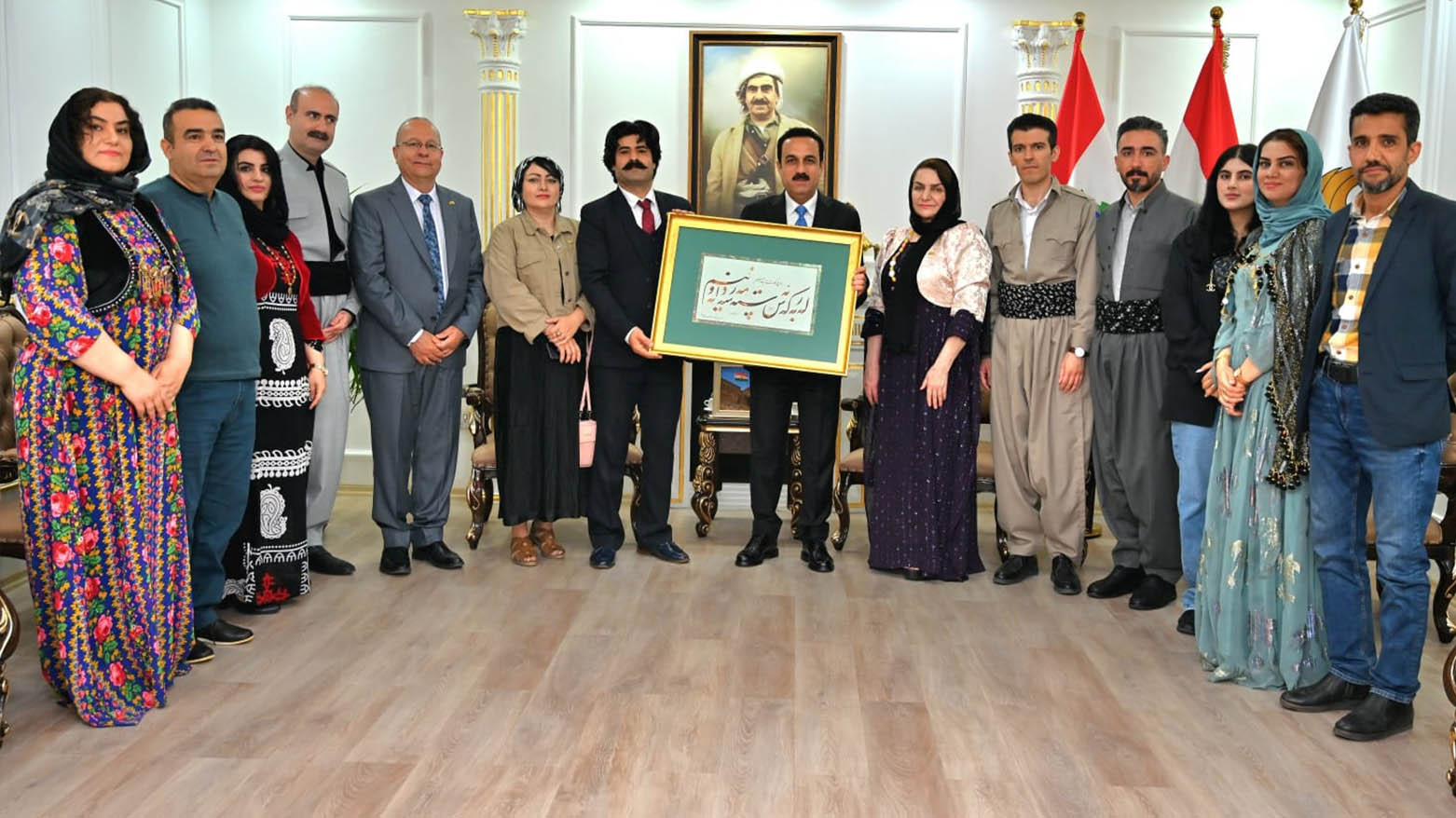 استقبال استاندار اربیل از مهمانان ادبی روژهلات کوردستان