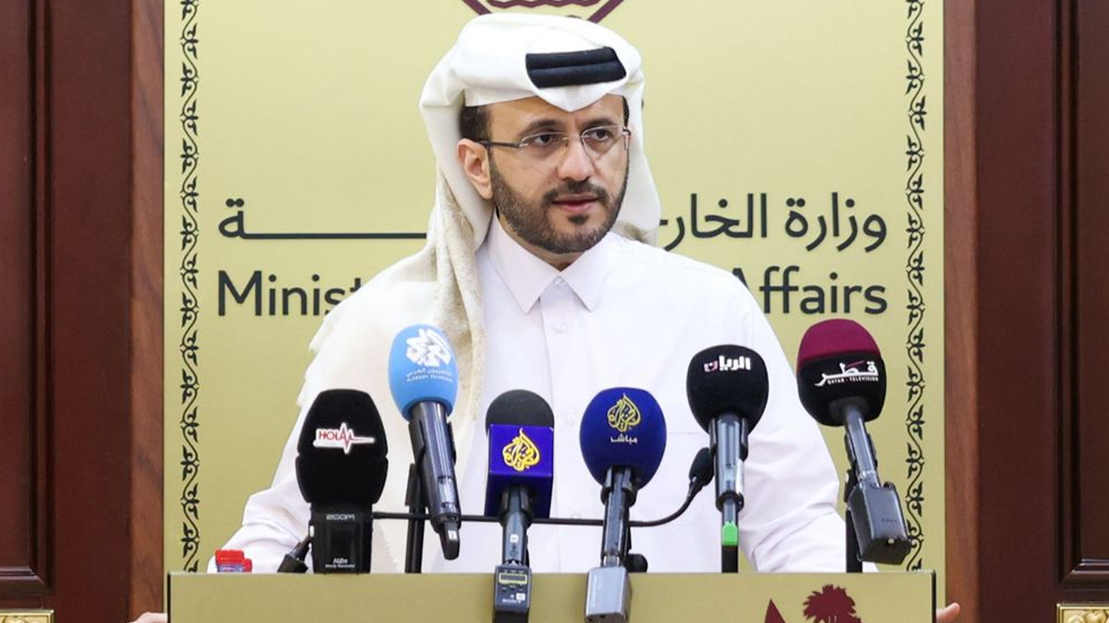 المتحدث باسم وزارة الخارجية القطرية ماجد الأنصاري