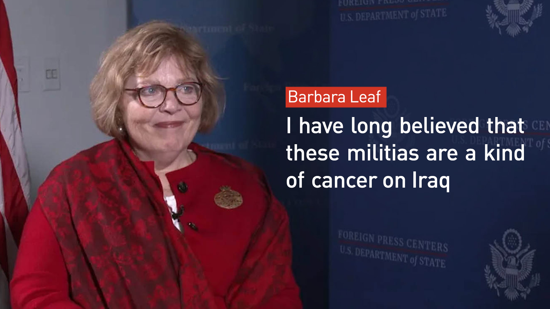 Barbara Leaf, former U.S. Assistant Secretary of State for Near Eastern Affairs. (Graphic: Designed by Kurdistan24)