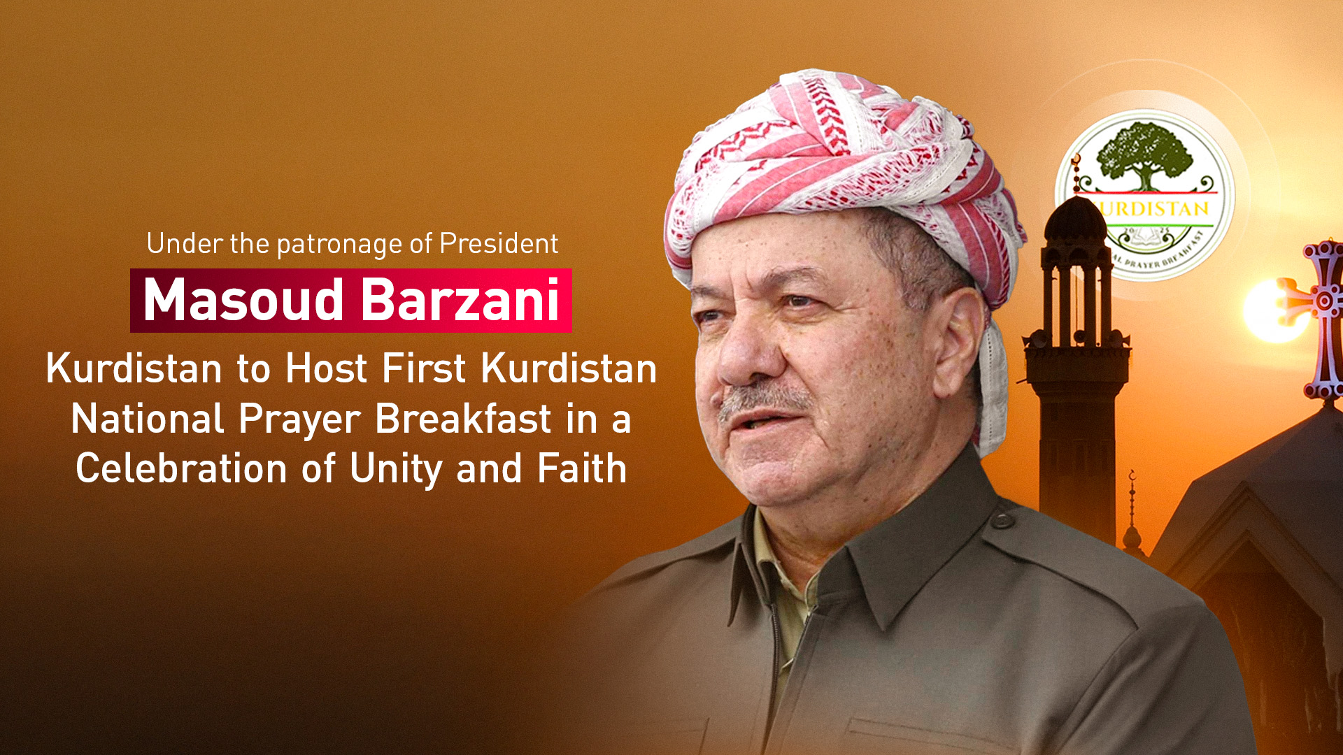 The formal poster of the “Together in Faith” event. (Poster: KRG)