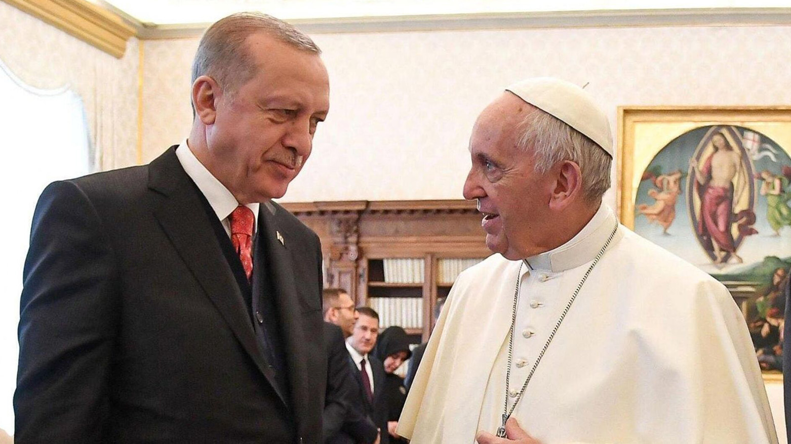 Erdoğan'dan Papa Franciscus için taziye mesajı