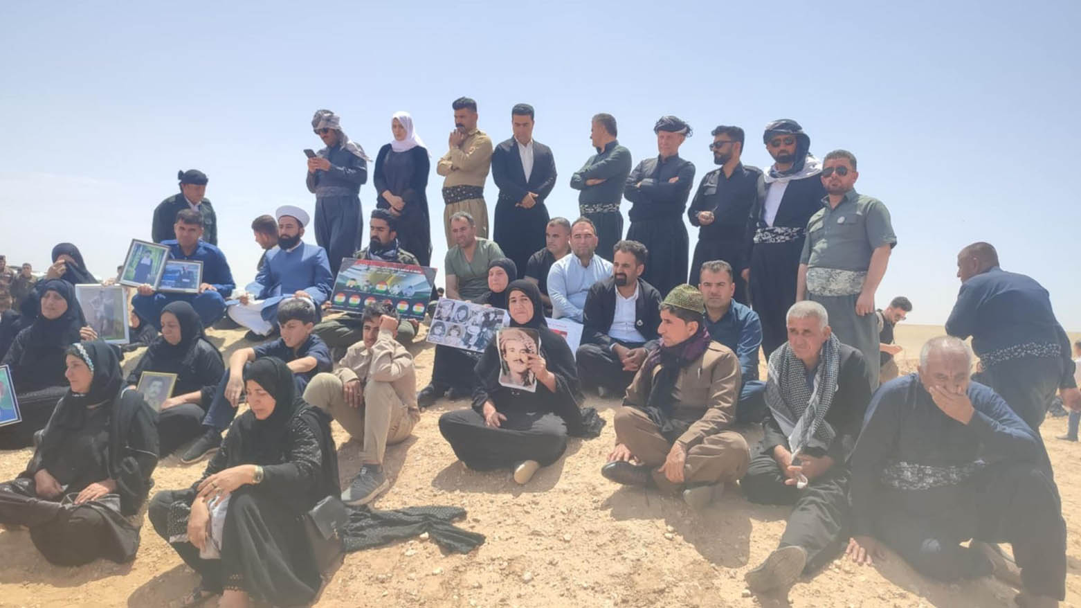 Anfal families gathered in Nugra Salman. (Photo: Kurdistan24)