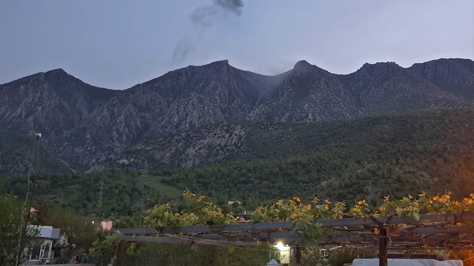 The photo shows Matin Mountain. (Photo: AFP)