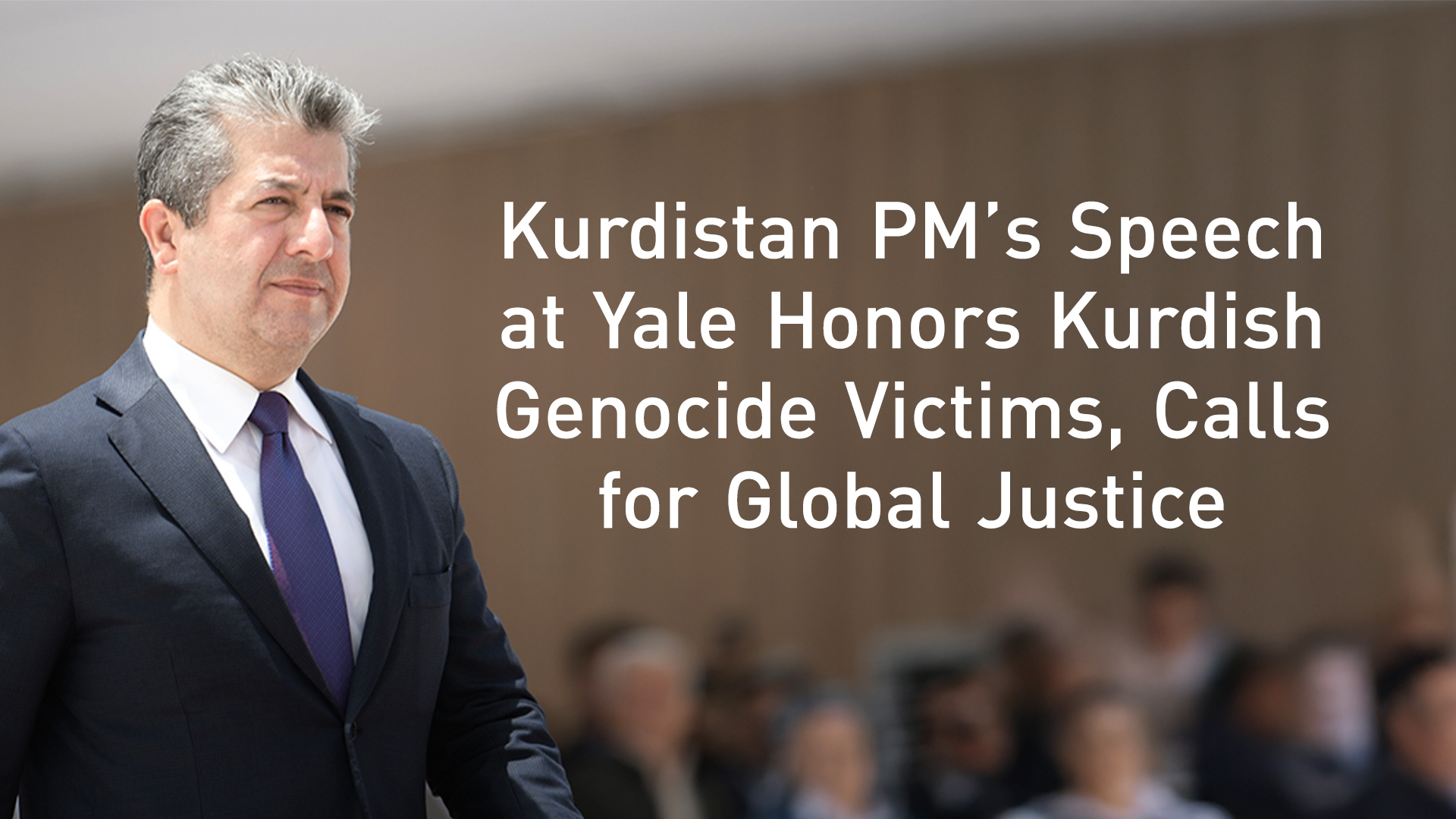 Kurdistan PM Masrour Barzani. (Graphics: Kurdistan24)
