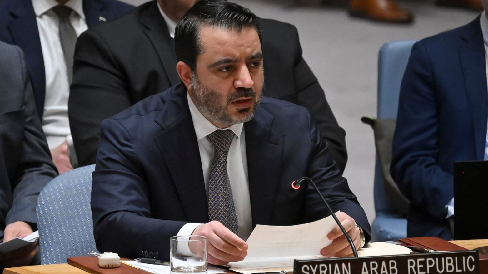 Syria's Foreign Minister Asaad al-Shaibani. (Photo: AFP)