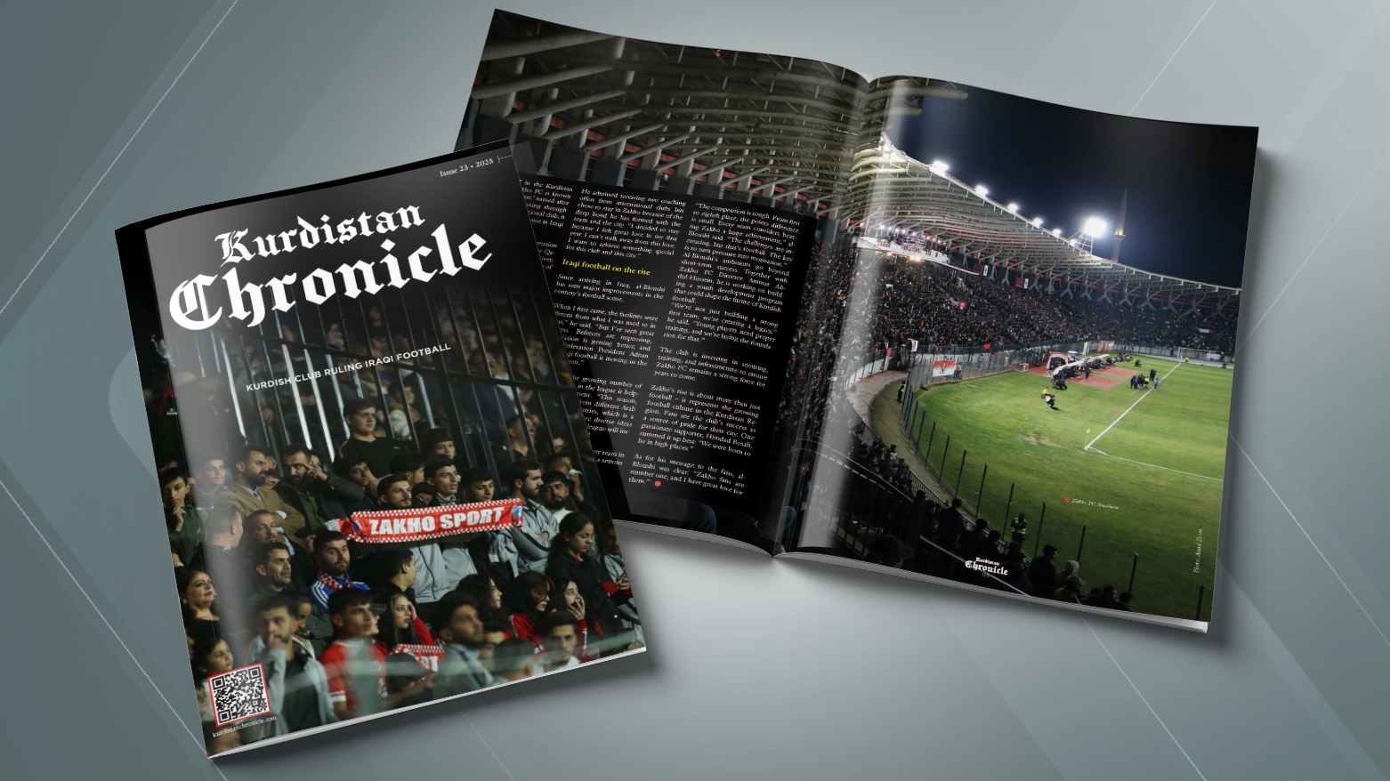 The cover of Kurdistan Chronicle Issue 23. (Graphics: Kurdistan24)