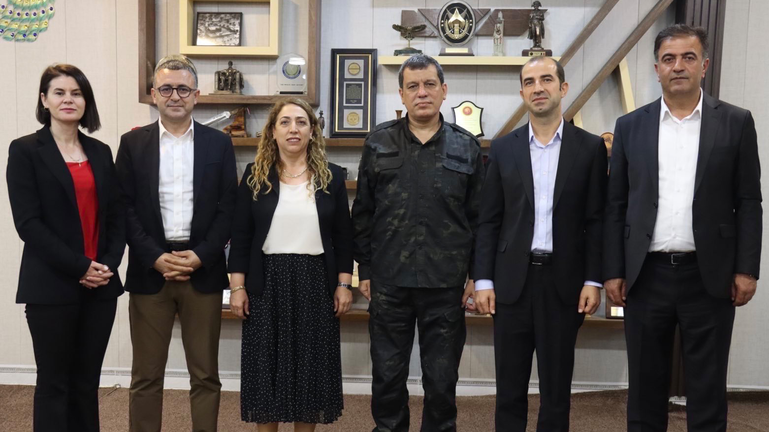 Mazlum Abdi ile DEM Parti heyeti görüştü