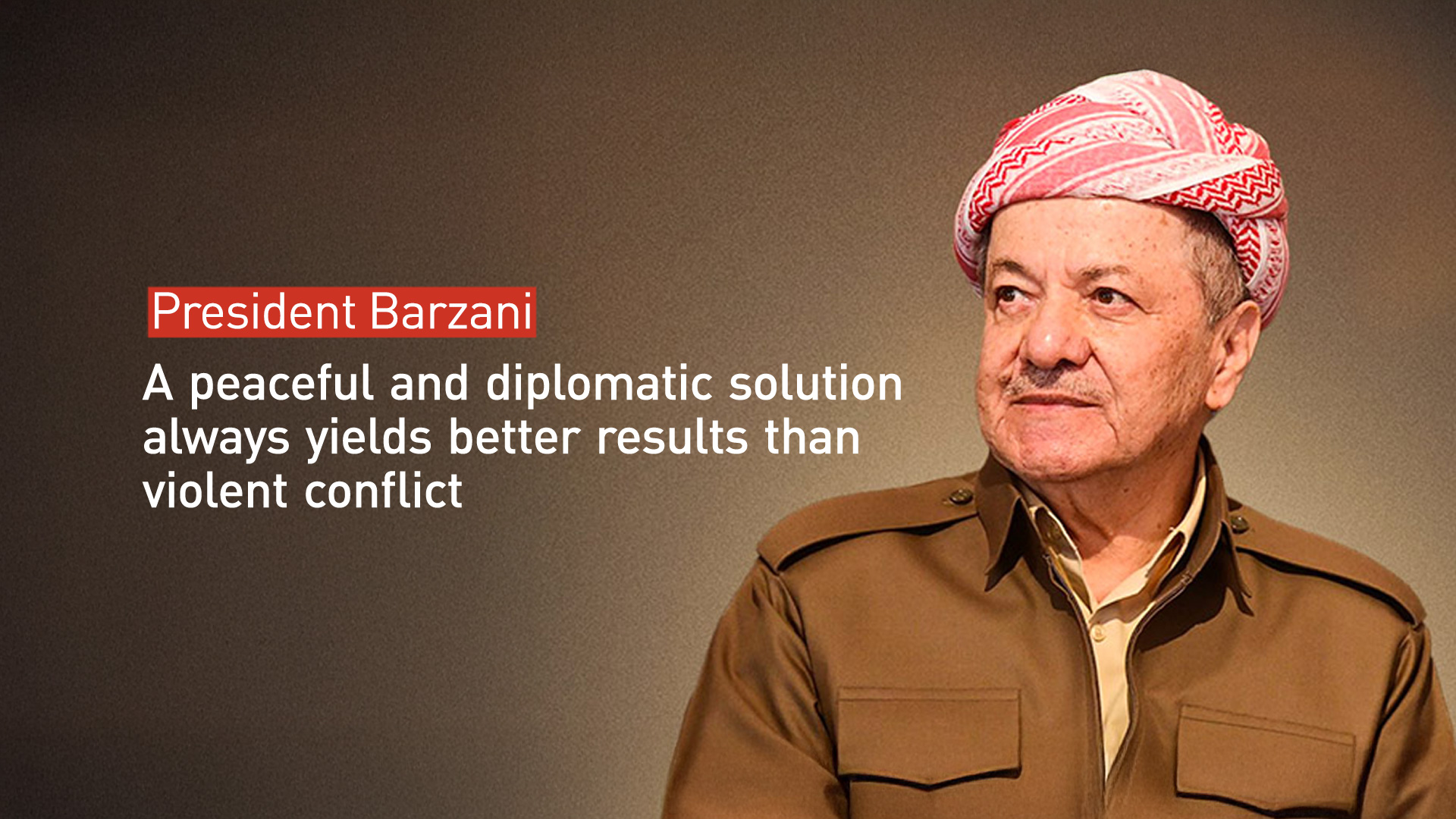 President Masoud Barzani. (Photo: Kurdistan24)