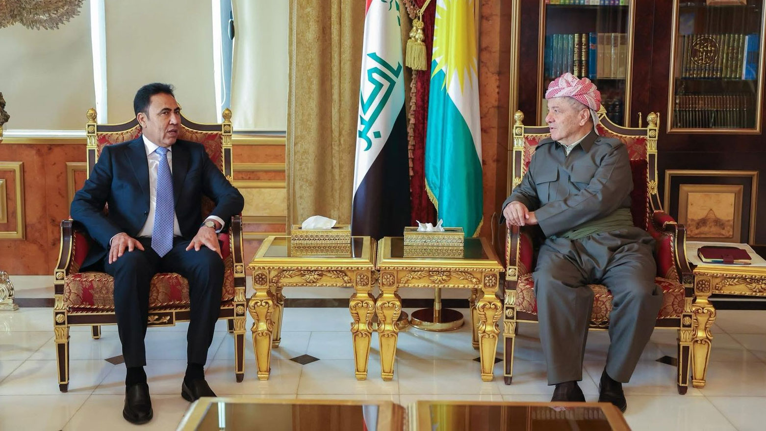 پرزیدنت بارزانی و استاندار نینوا