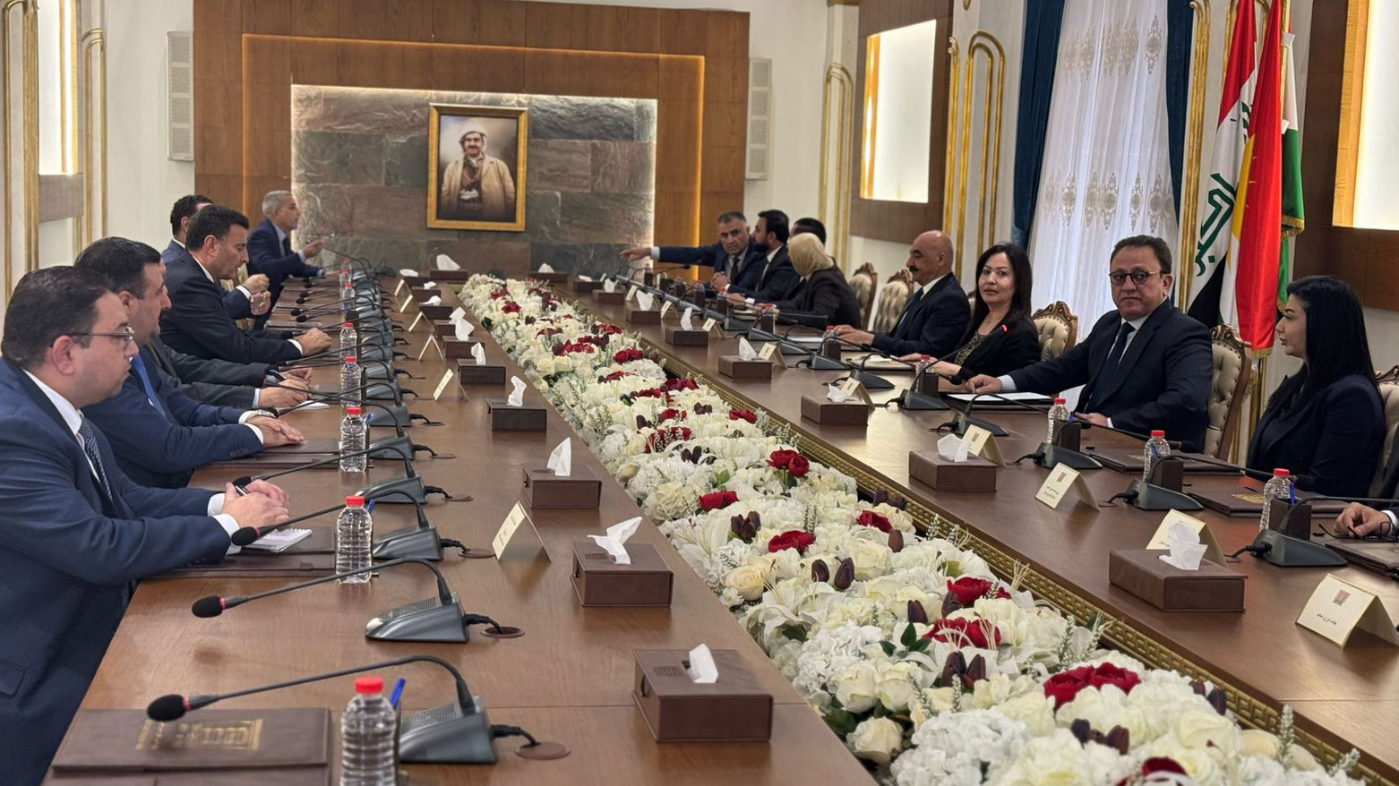 سەرۆکی ئەنجوومەنی نوێنەرانی ئوردن و سەرۆک فراکسۆنەکانی پەرلەمان کۆبوونەوە