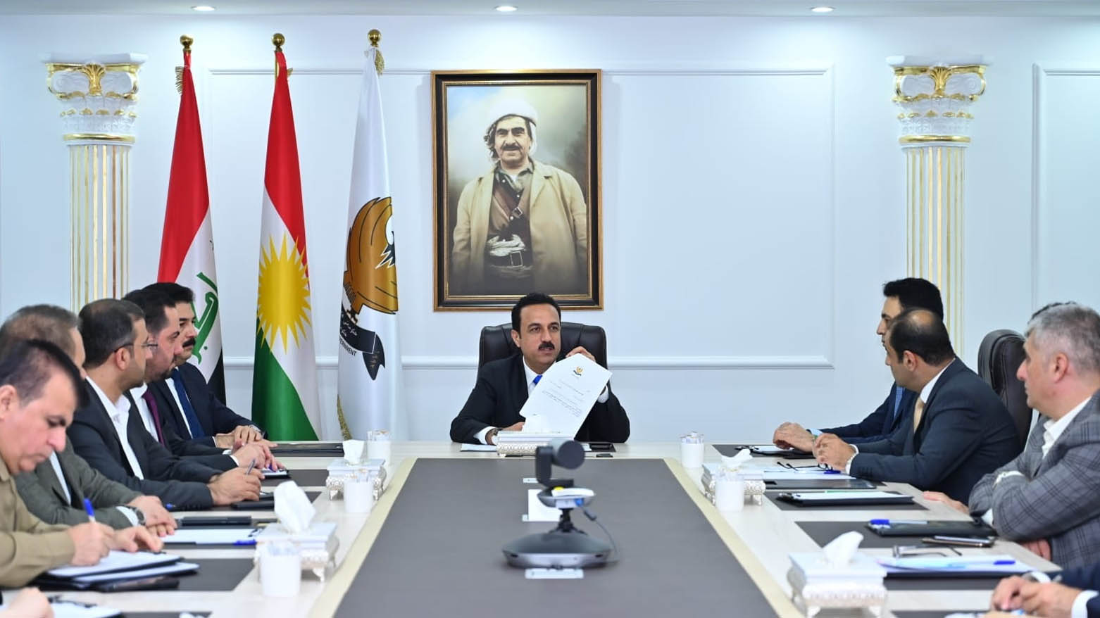 کۆبوونەوەی پارێزگای هەولێر لەبارەی ڕێگەگرتن لە بڵاوبوونەوەی نەخۆشی تای خوێنبەربوون