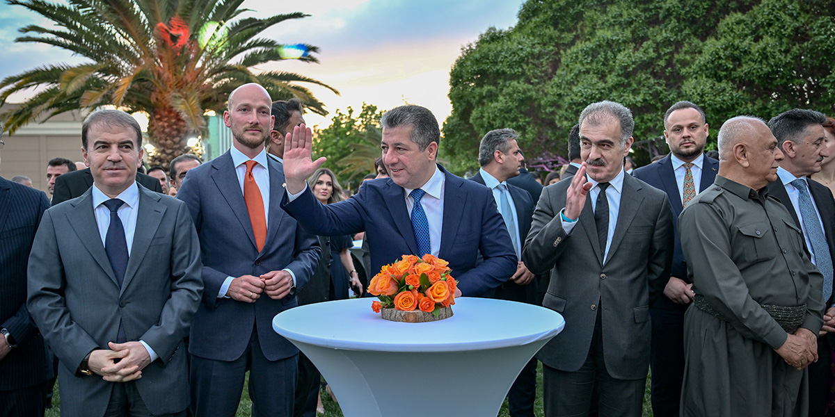 سەرۆک وەزیران مەسرور بارزانی بەشداریی ڕۆژی لەدایکبوونی شا و ڕۆژی نیشتمانیی هۆڵەندای لە هەولێر کرد