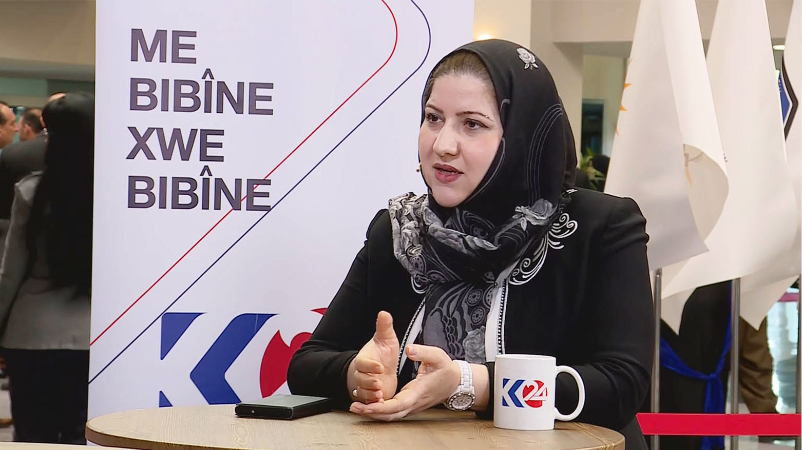 The Director of the National Center for Joint Crisis Coordination in the Kurdistan Region’s Ministry of Interior, Sarwa Rasul. (Photo: Kurdistan24)