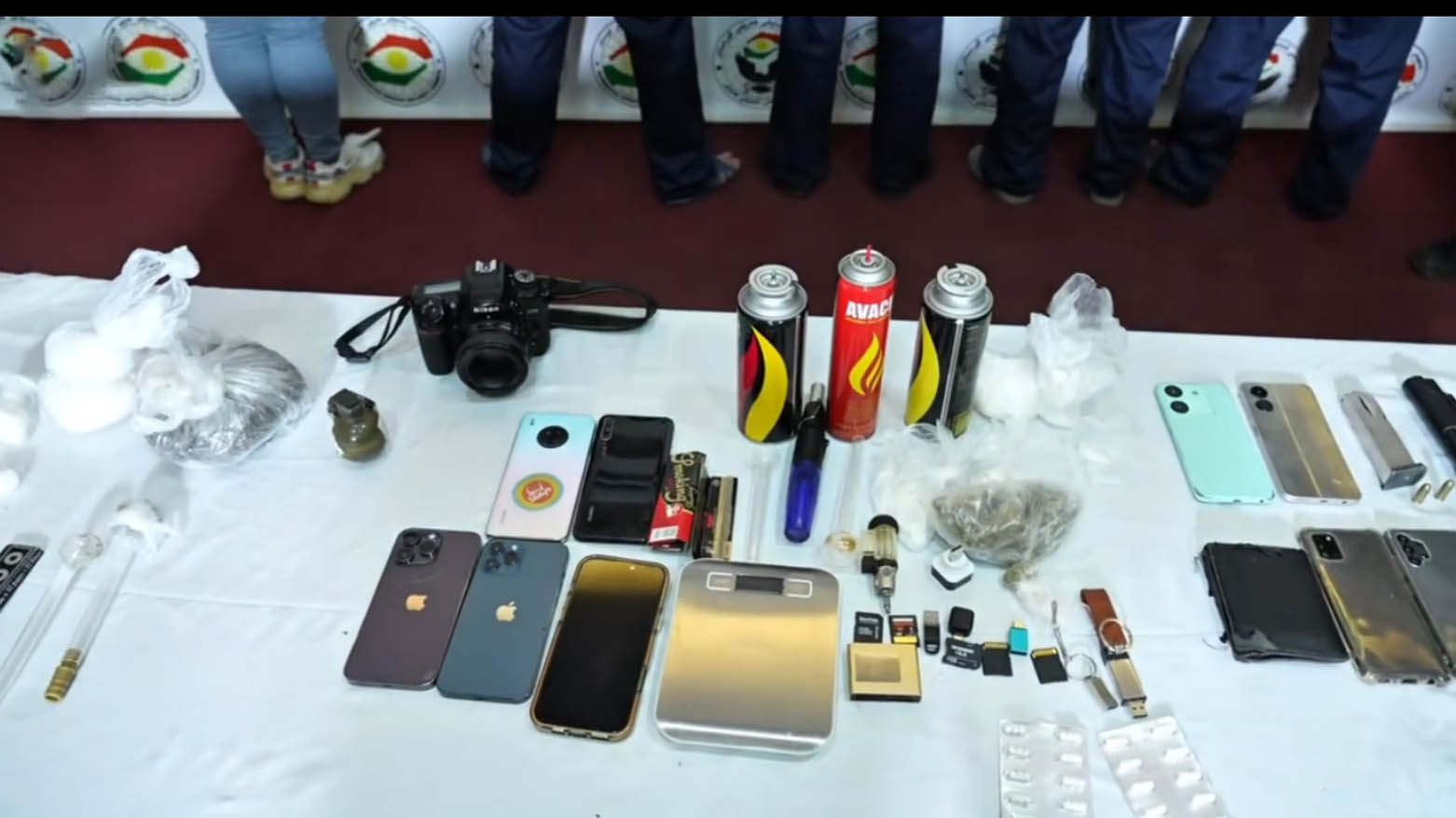 دستگیری باند قاچاق مواد مخدر توسط آسایش اربیل