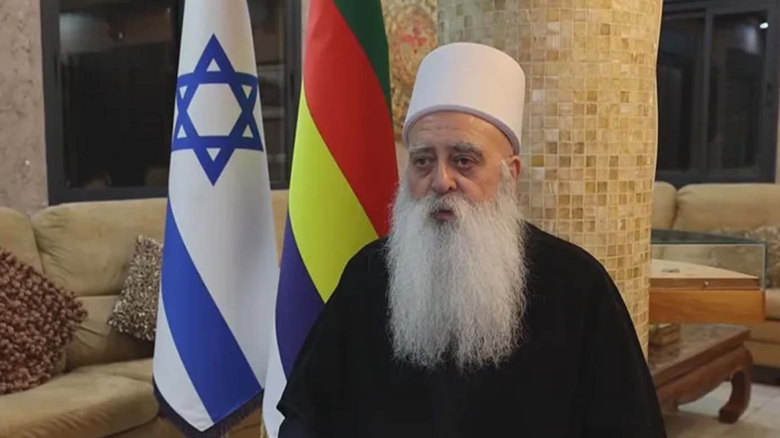 Muwafaq Tarif, the spiritual leader of the Druze community in Israel. (Photo: Social media)