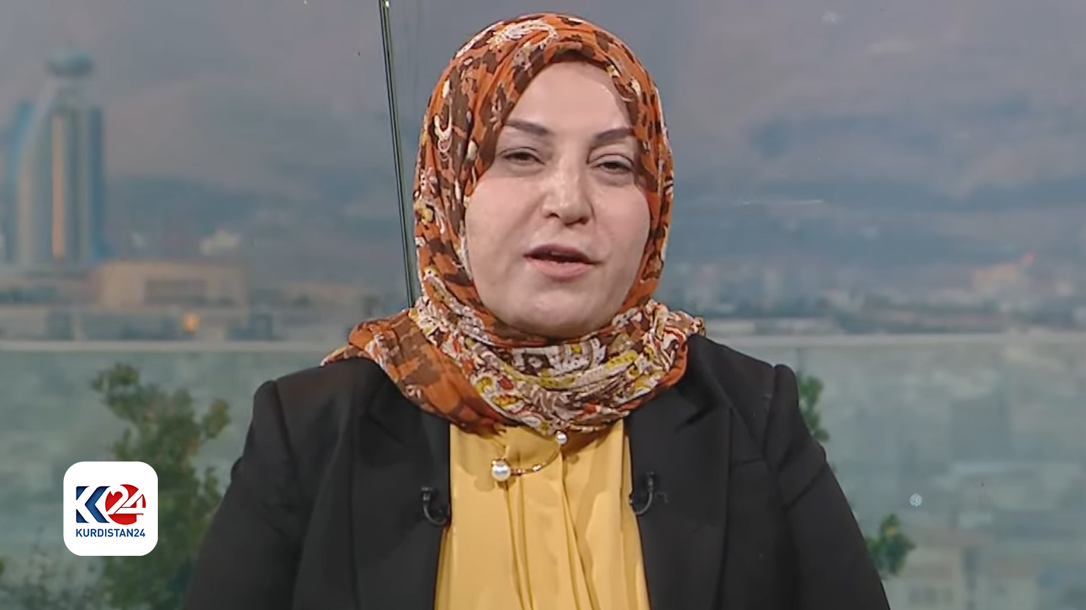 مديرة قسم لجنة النوع الاجتماعي في نقابة الصحفيين بإقليم كوردستان نزاكت حسين