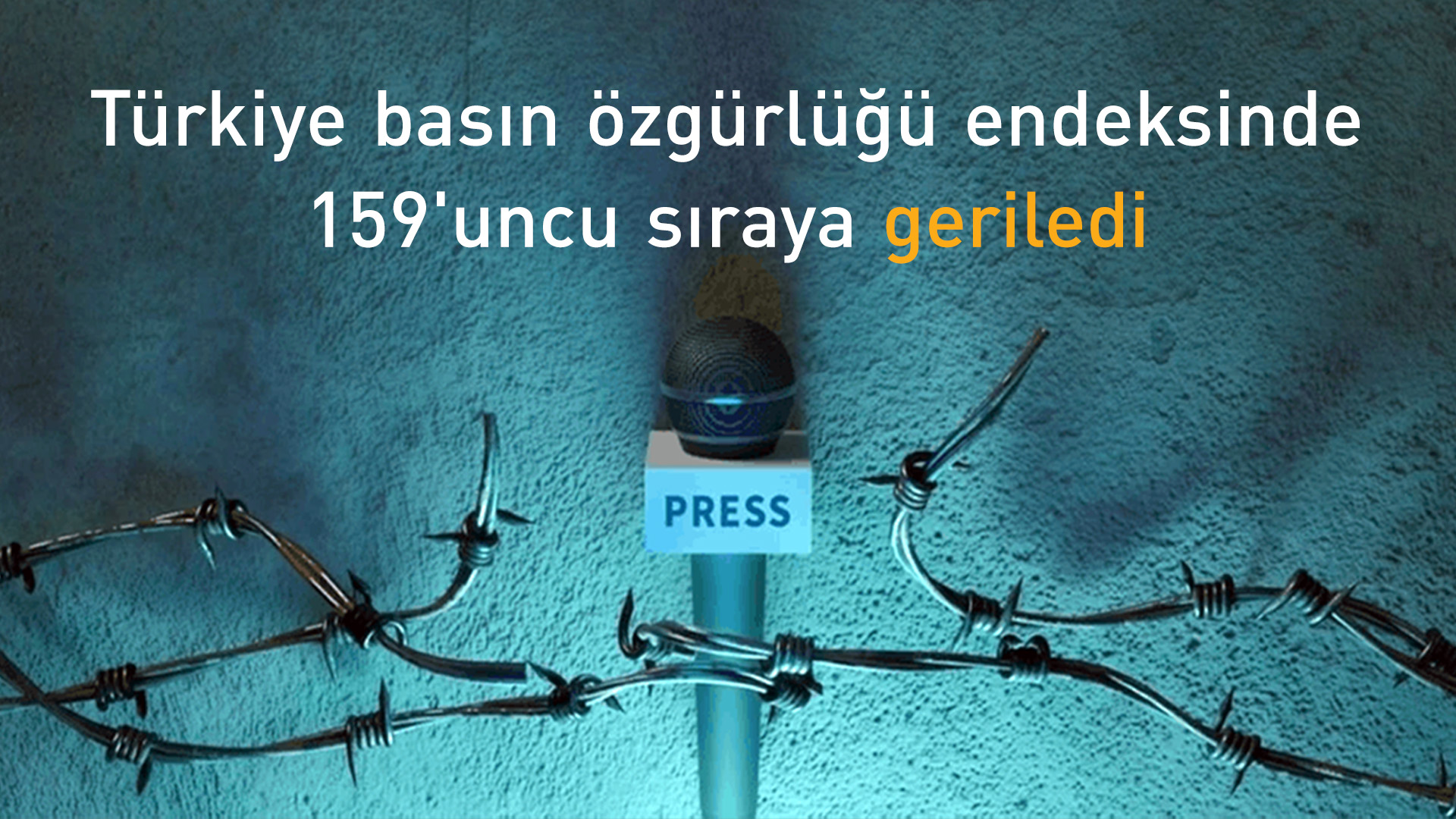 Türkiye basın özgürlüğünde bir sıra daha geriledi