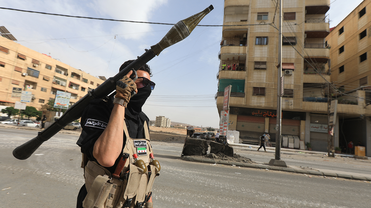 A member of Syria's security forces deploys in an area near the Syrian capital Damascus on Apr. 30, 2025. (Photo: AFP)