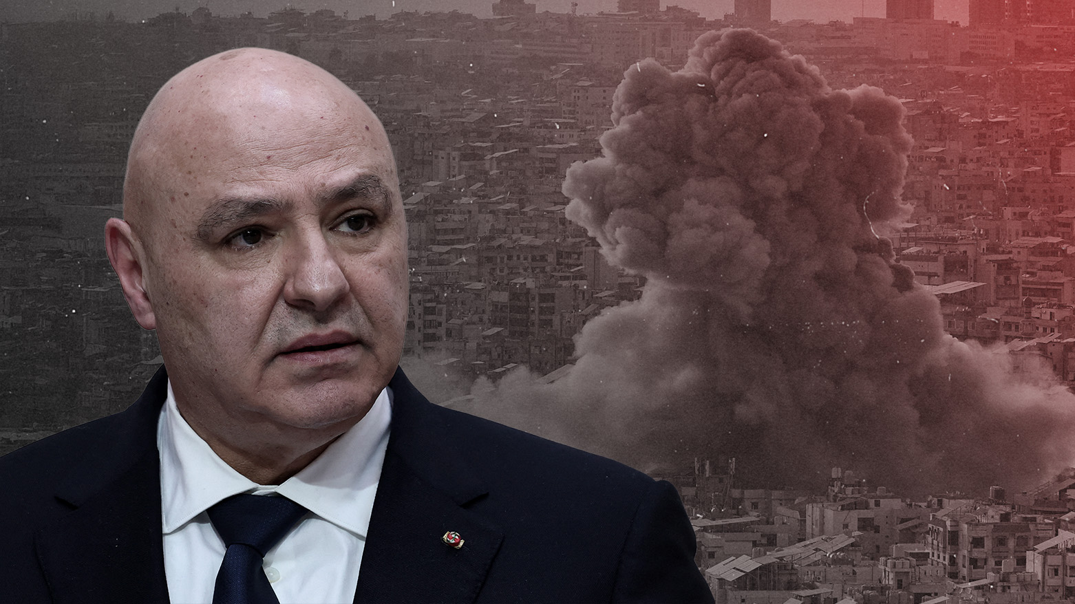 Lebanese President Joseph Aoun. (Graphics: Kurdistan24)