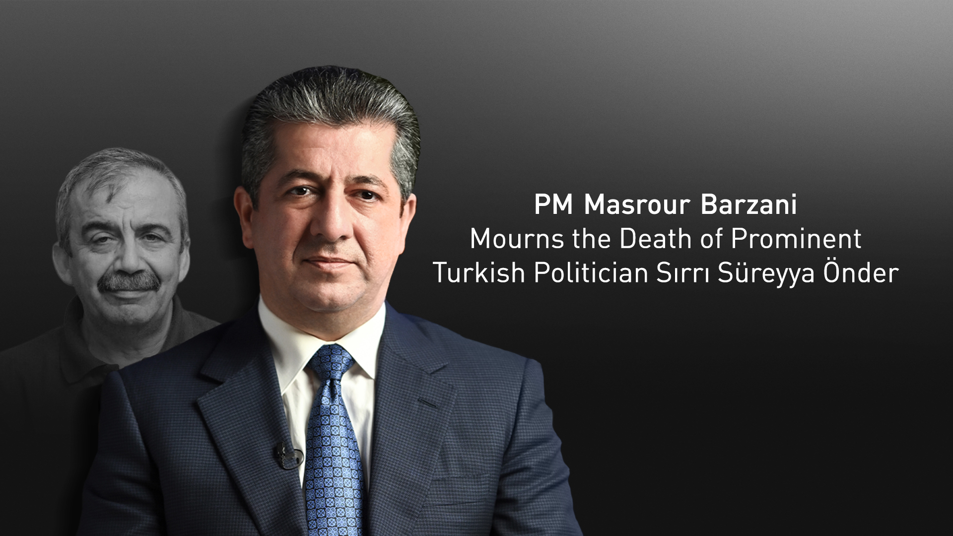 Kurdistan PM Masrour Barzani. (Graphics: Kurdistan24)