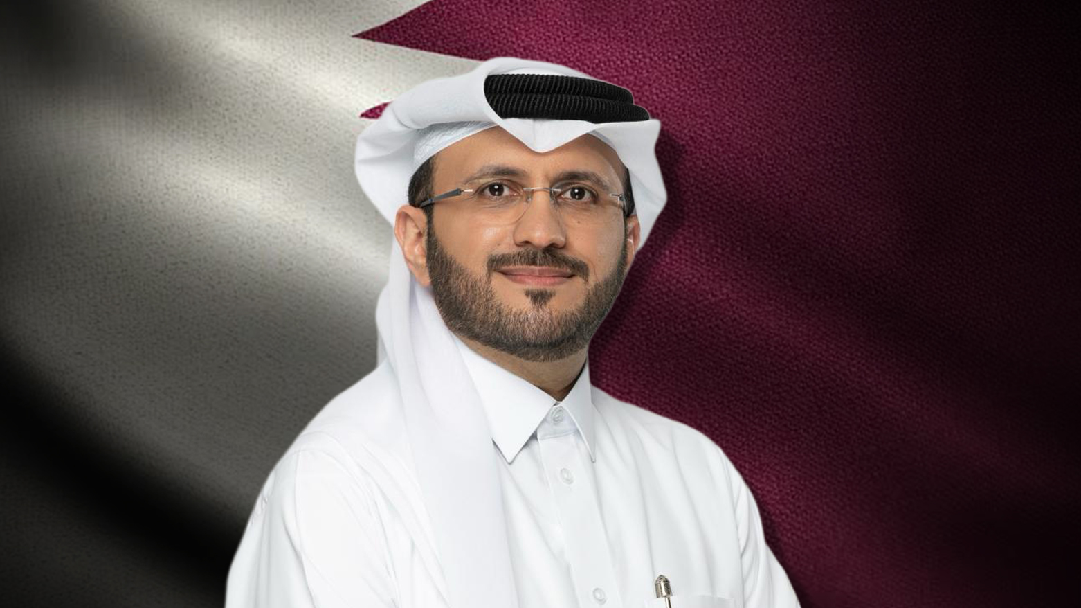 Qatari Foreign Ministry Spokesperson Majed Al Ansari. (Graphics: Kurdistan24)