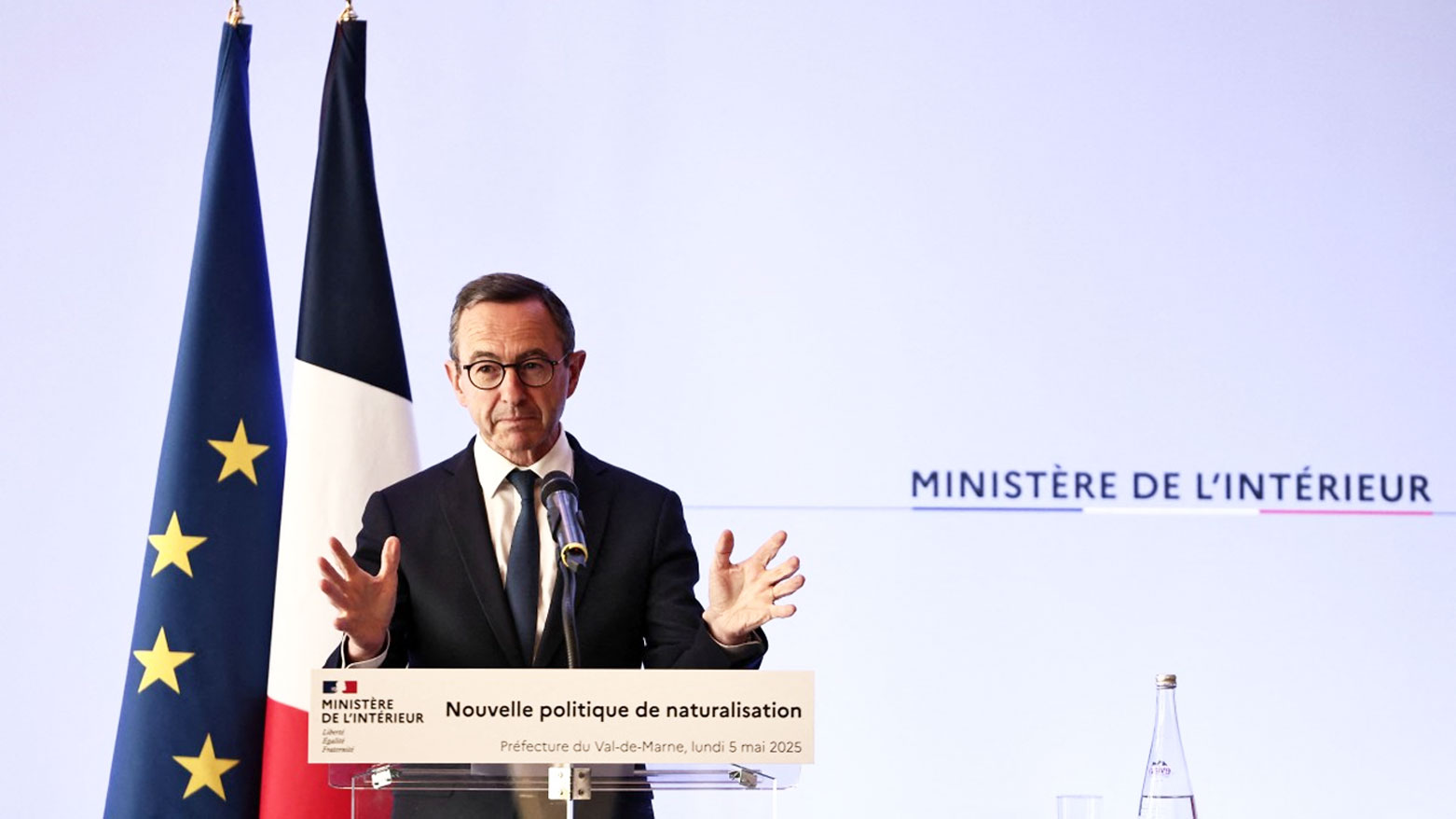 وزير الداخلية الفرنسي برونو روتايو (فرانس برس)