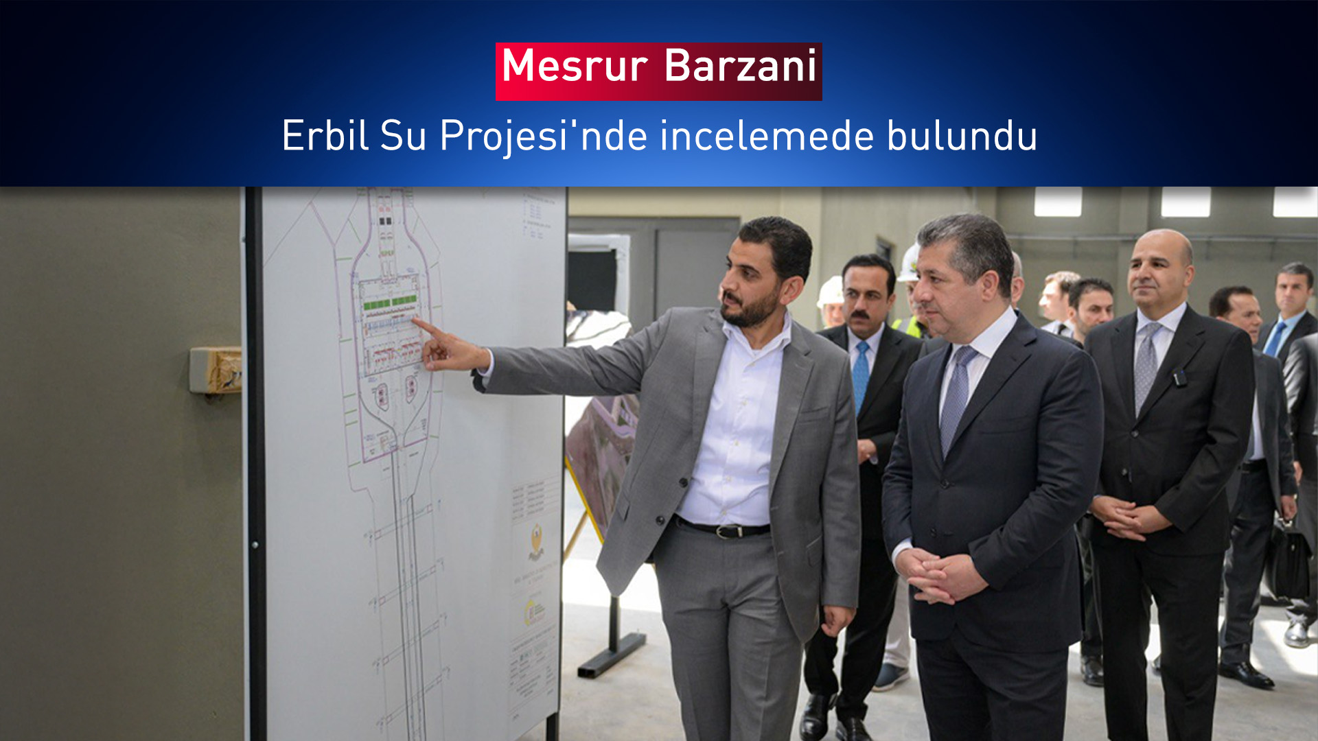 Başbakan Erbil Su Projesi'nde incelemede bulundu