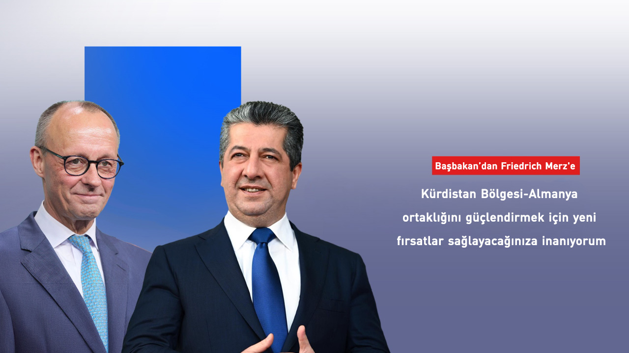 Başbakan Barzani yeni Almanya Başbakanı Merz'i tebrik etti