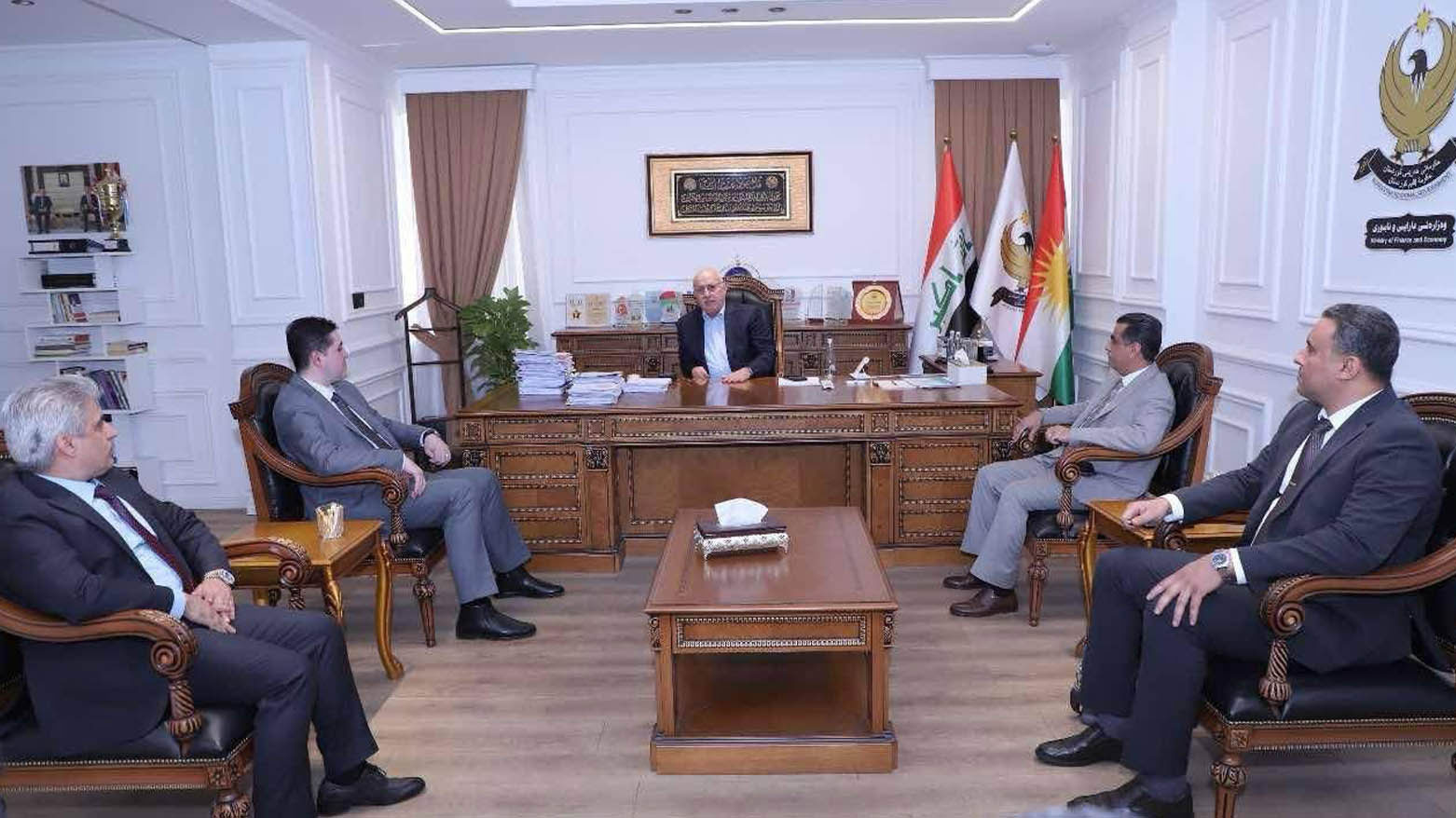 شيخ جناب: فتح حسابات بنكية لمعظم موظفي كوردستان هذا العام
