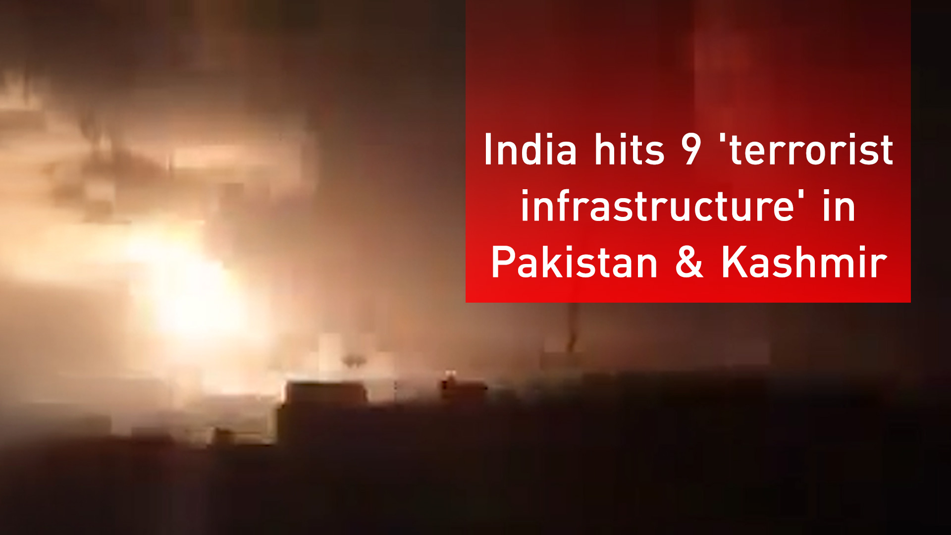a picture showing the moment India bombed Pakistan, May 6, 2025. (Graphic: Designed by Kurdistan24)