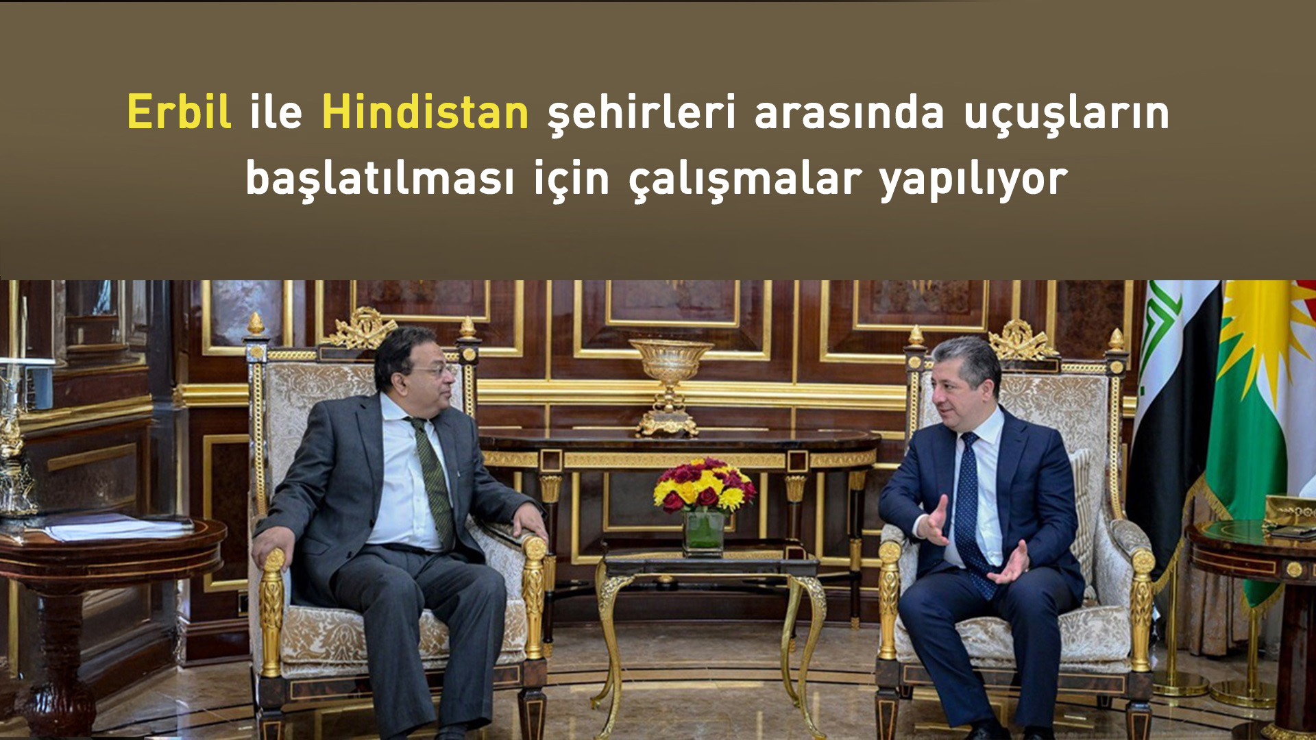 Erbil ile Hindistan şehirleri arasında uçuşların başlatılması için çalışmalar yapılıyor