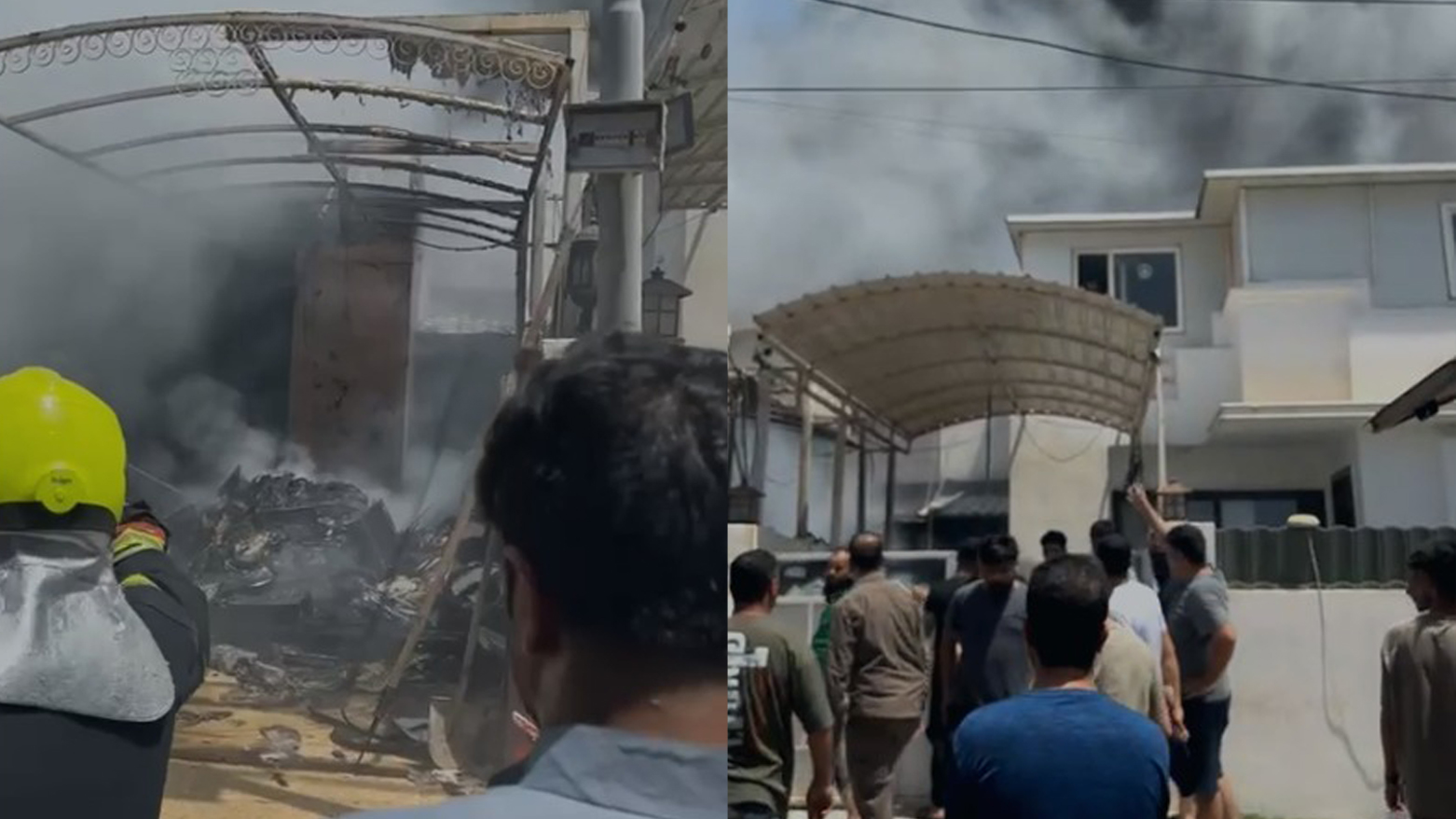 هەولێر.. ماڵێک سووتا و دووکەسیش بەهۆیەوە بەسووکی سووتان