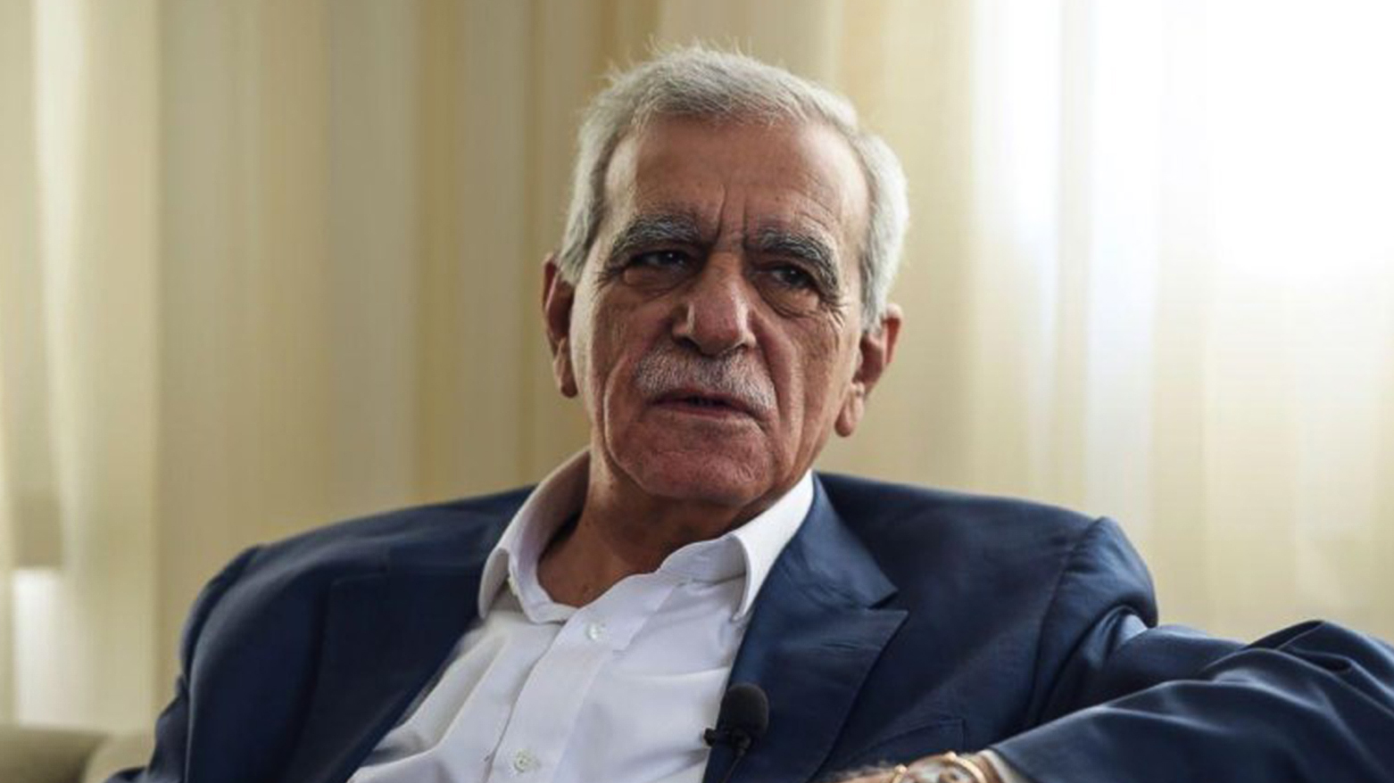Pro-Kurdish politician Ahmet Turk, former mayor of Mardin, speaks during a interview with AFP at his home on Mar. 20, 2017. (Photo: AFP)