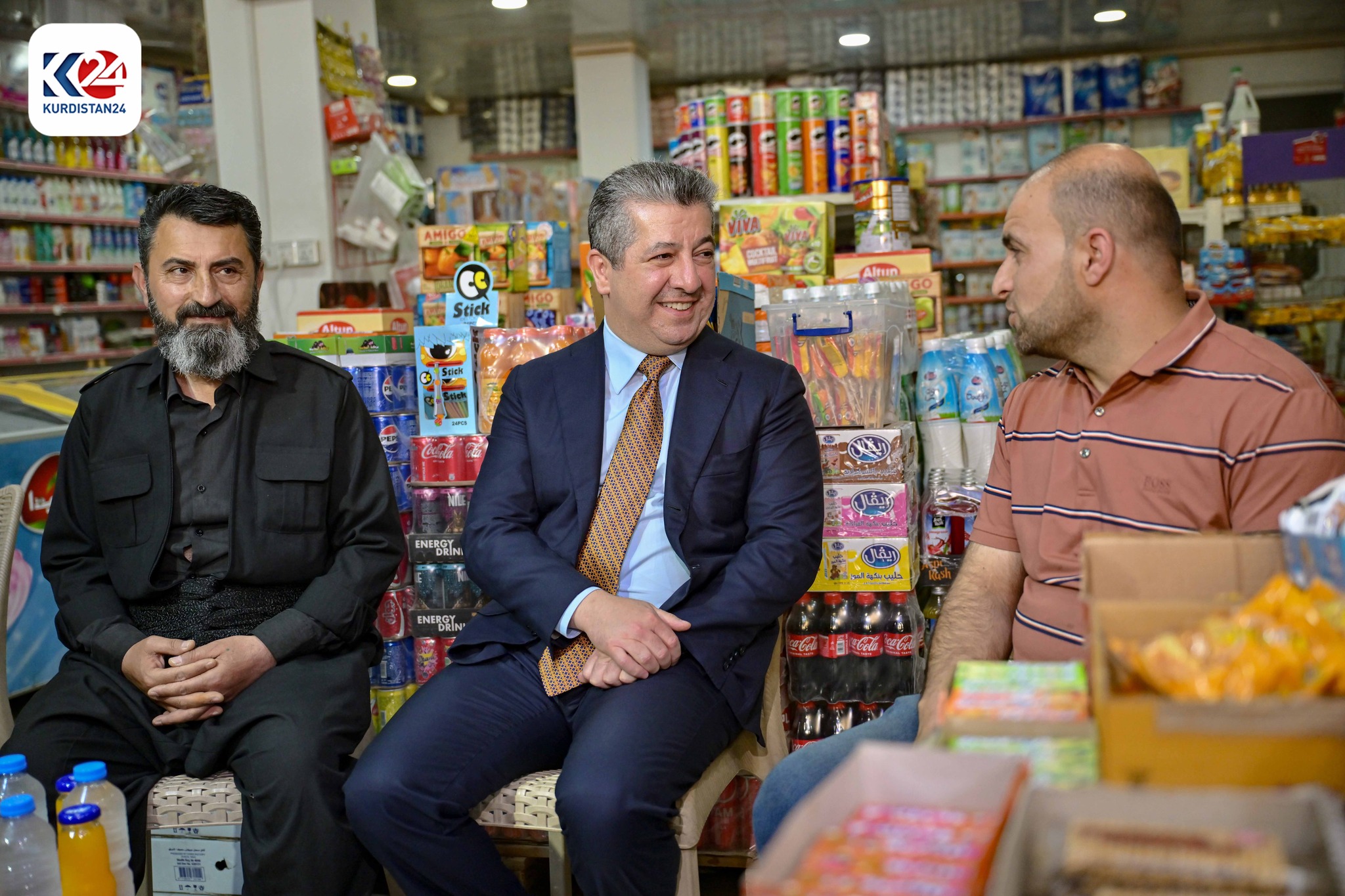 بالصور.. رئيس الحكومة مسرور بارزاني في جولة تفقدية لمشروع روناكي بـ دهوك