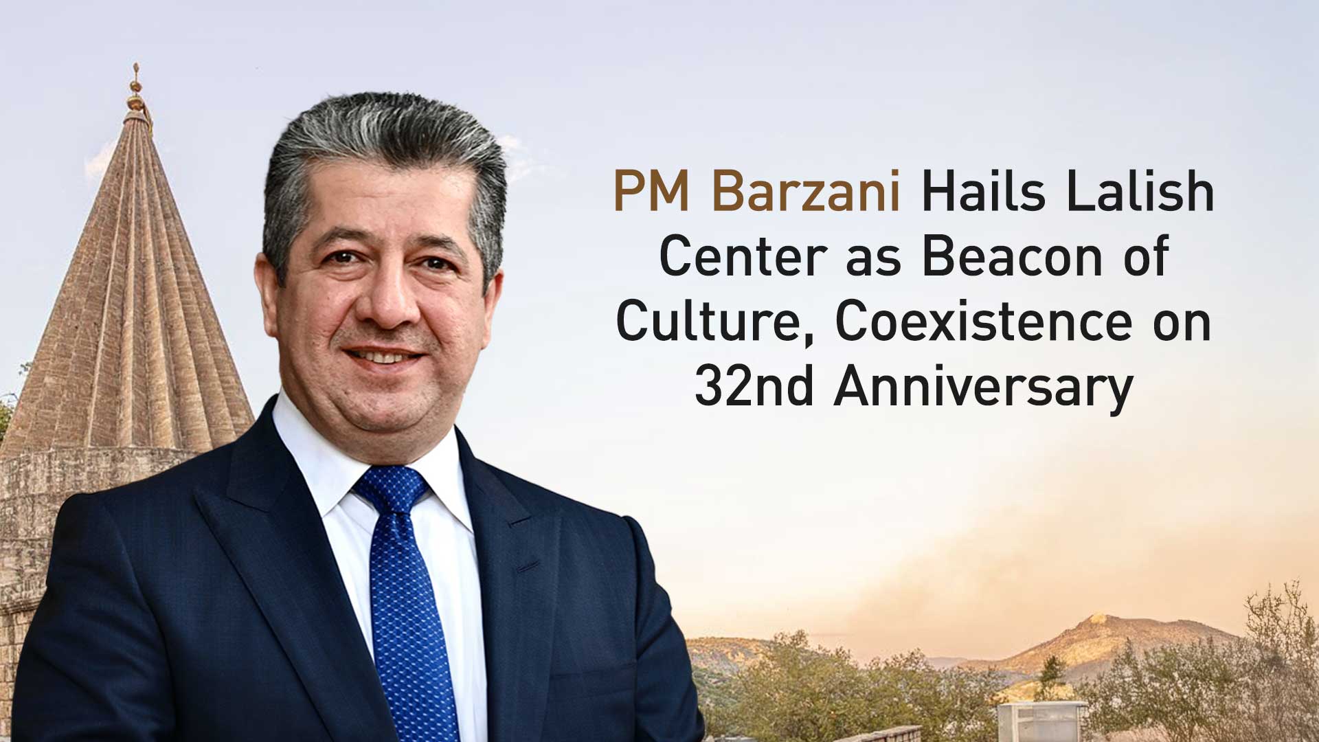 Kurdistan Region's Prime Minister Masrour Barzani. (Photo: Kurdistan24)