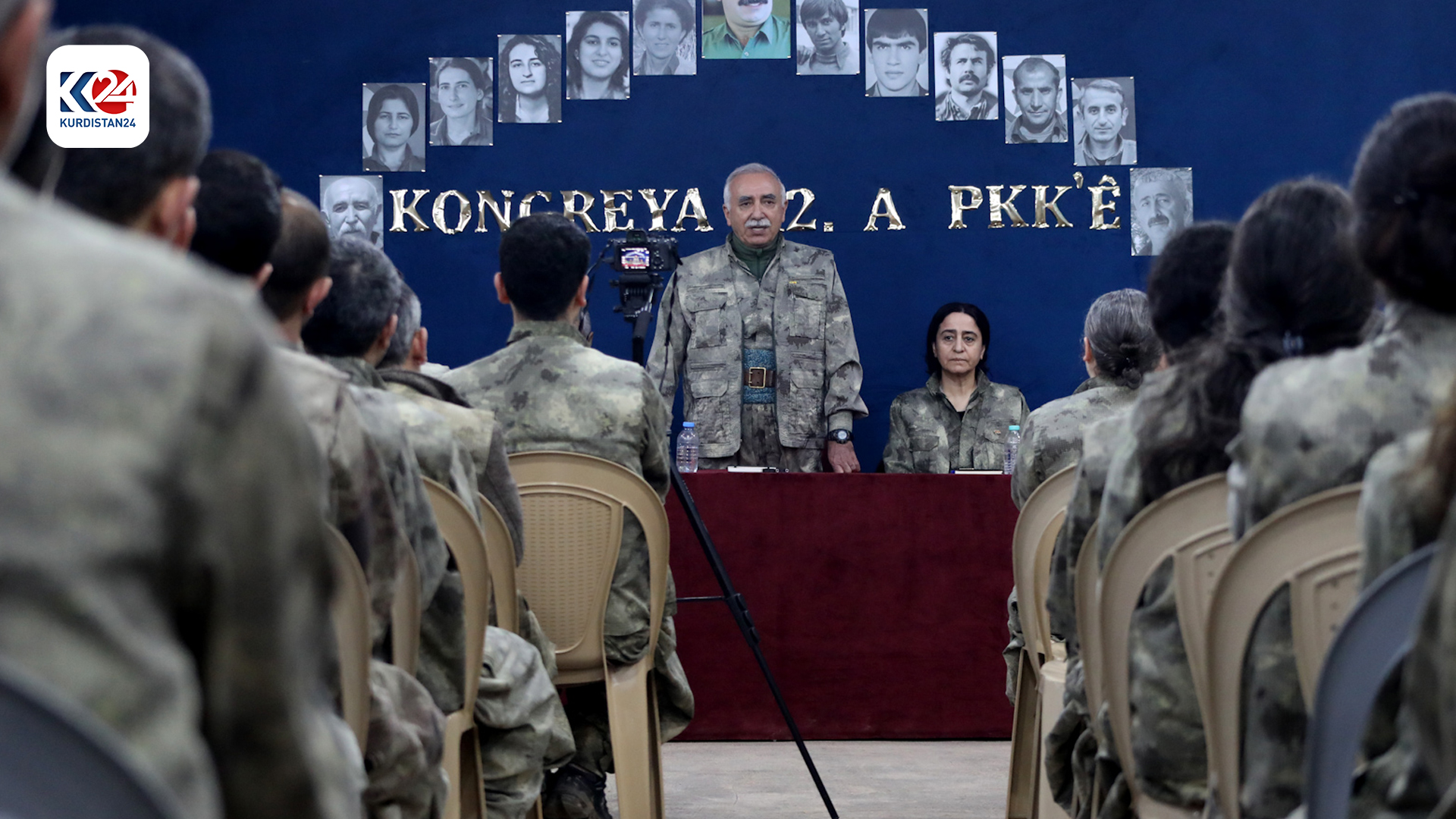 Leaders and members of the PKK holding their 12th Congress, held from May 5 to 7, 2025. (Photo: PKK media)